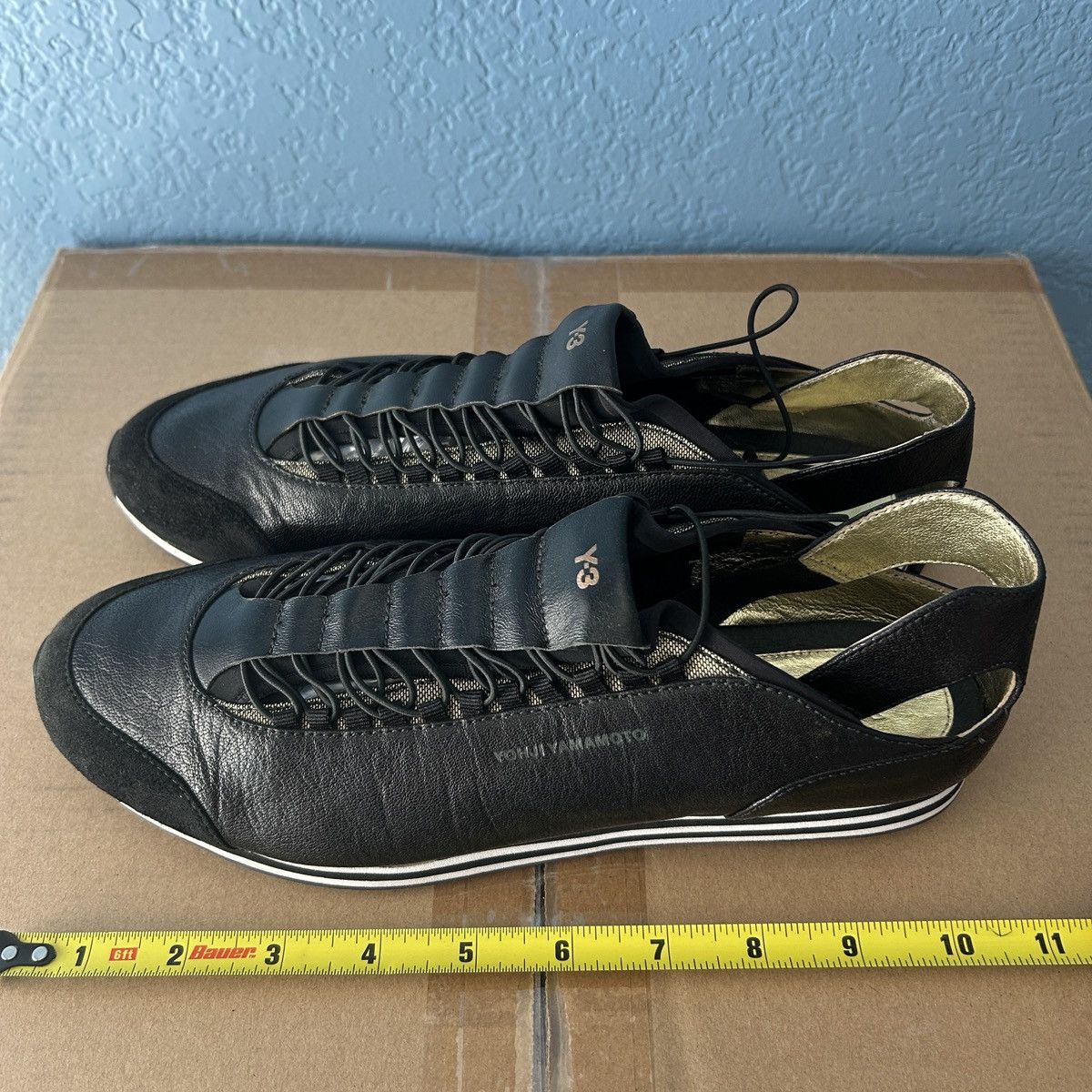 Y-3 VTG Yohji Yamamoto Adidas Y3 Speed Lace Leather Shoe G41161 Size US 10 / IT 40 - 11 Thumbnail