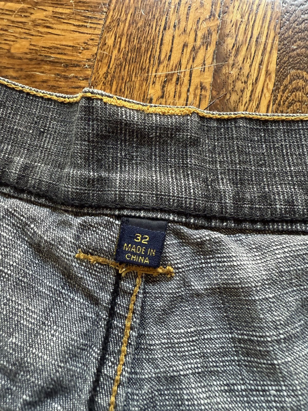 Karl Kani Vintage Y2K Kani Gold Denim Wide Leg Baggy Jean Shorts Size US 32 / EU 48 - 4 Thumbnail