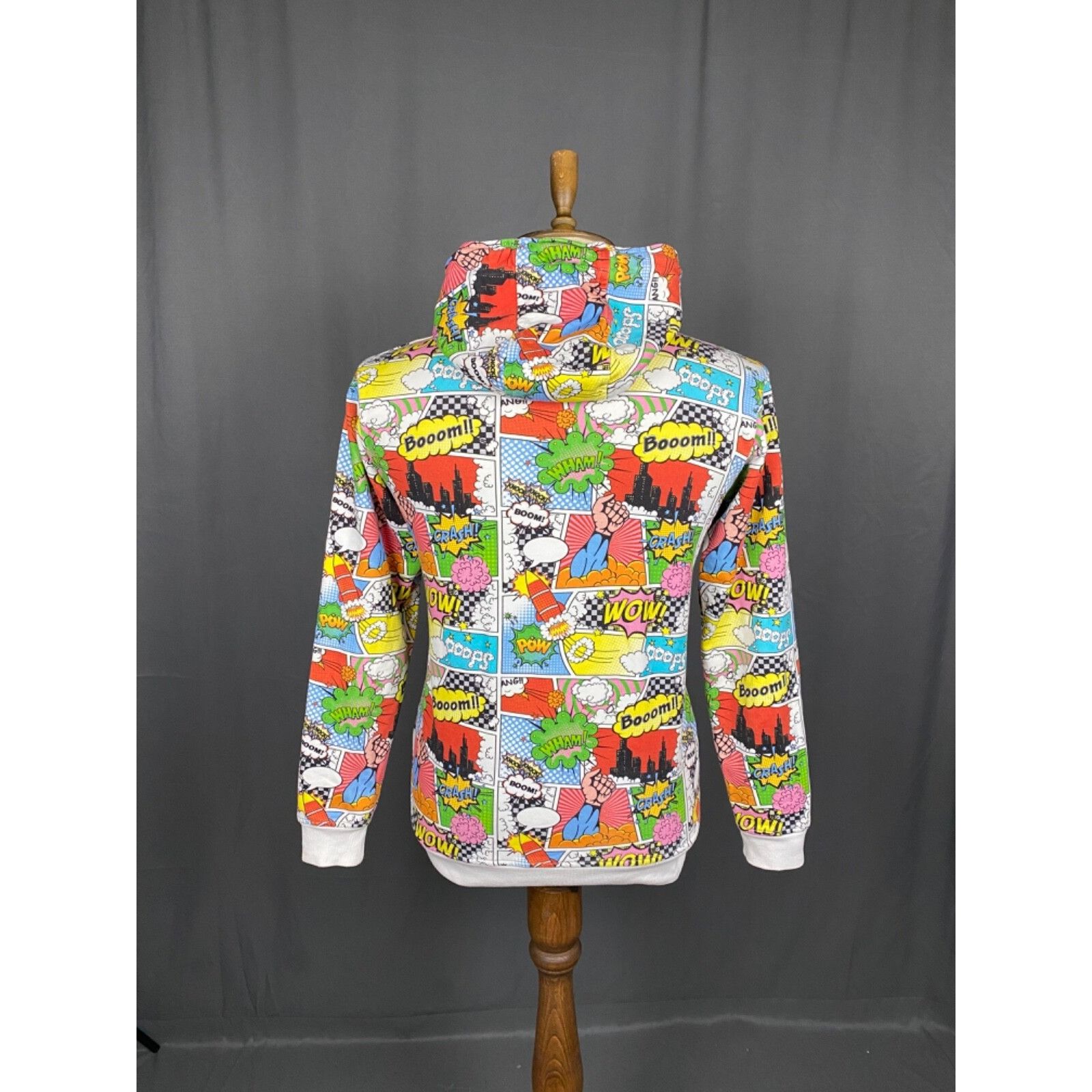 Comme des Garcons Comme Des Garcons Comic Men's White Hoodie Sweater Size M Size US M / EU 48-50 / 2 - 7 Thumbnail