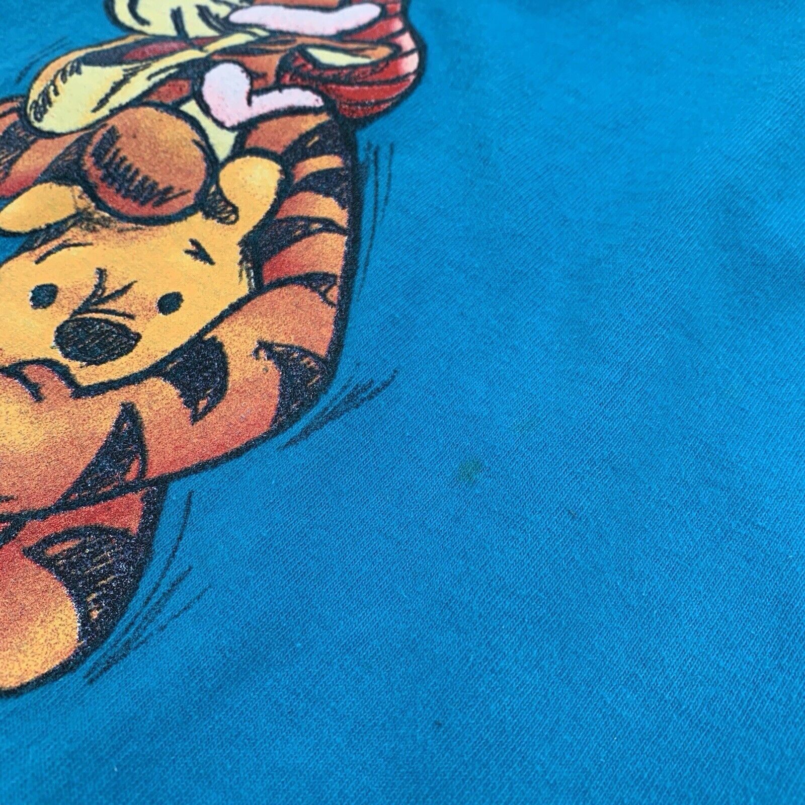 Disney Vintage 1990s Pooh and Friend Disney T-Shirt Bright Blue Size US XL / EU 56 / 4 - 4 Thumbnail