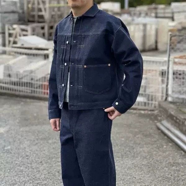 The Real McCoy's The Real McCoy Size 38Natural Indigo Dyed 12.5oz Battle Den Size US M / EU 48-50 / 2 - 6 Thumbnail