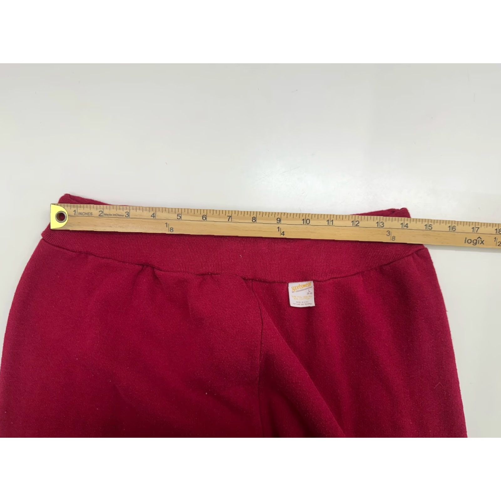 Vintage VINTAGE Sportswear Mens Sweatpants 38-40 Red Size Large Drawstring USA Made Casual Mens Sweatpants Size US 33 - 6 Thumbnail