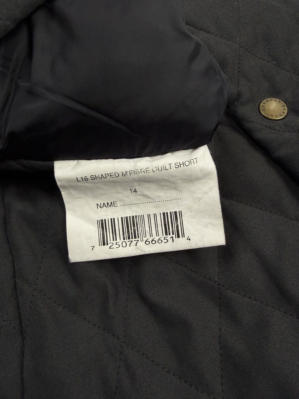 Barbour Barbour SHAPED M’FIBRE QUILT SHORT Women’s Jacket Vintage L Size L / US 10 / IT 46 - 19 Thumbnail