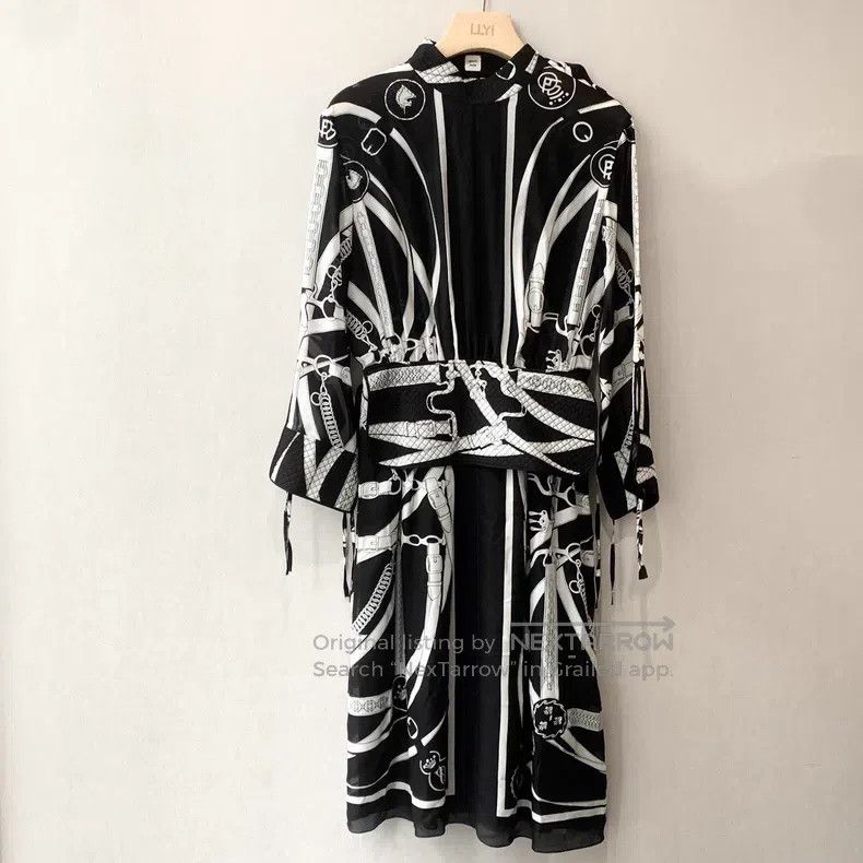 Hermes Hermes Dress Black Size XXS / US 00 / IT 34 - 2 Thumbnail