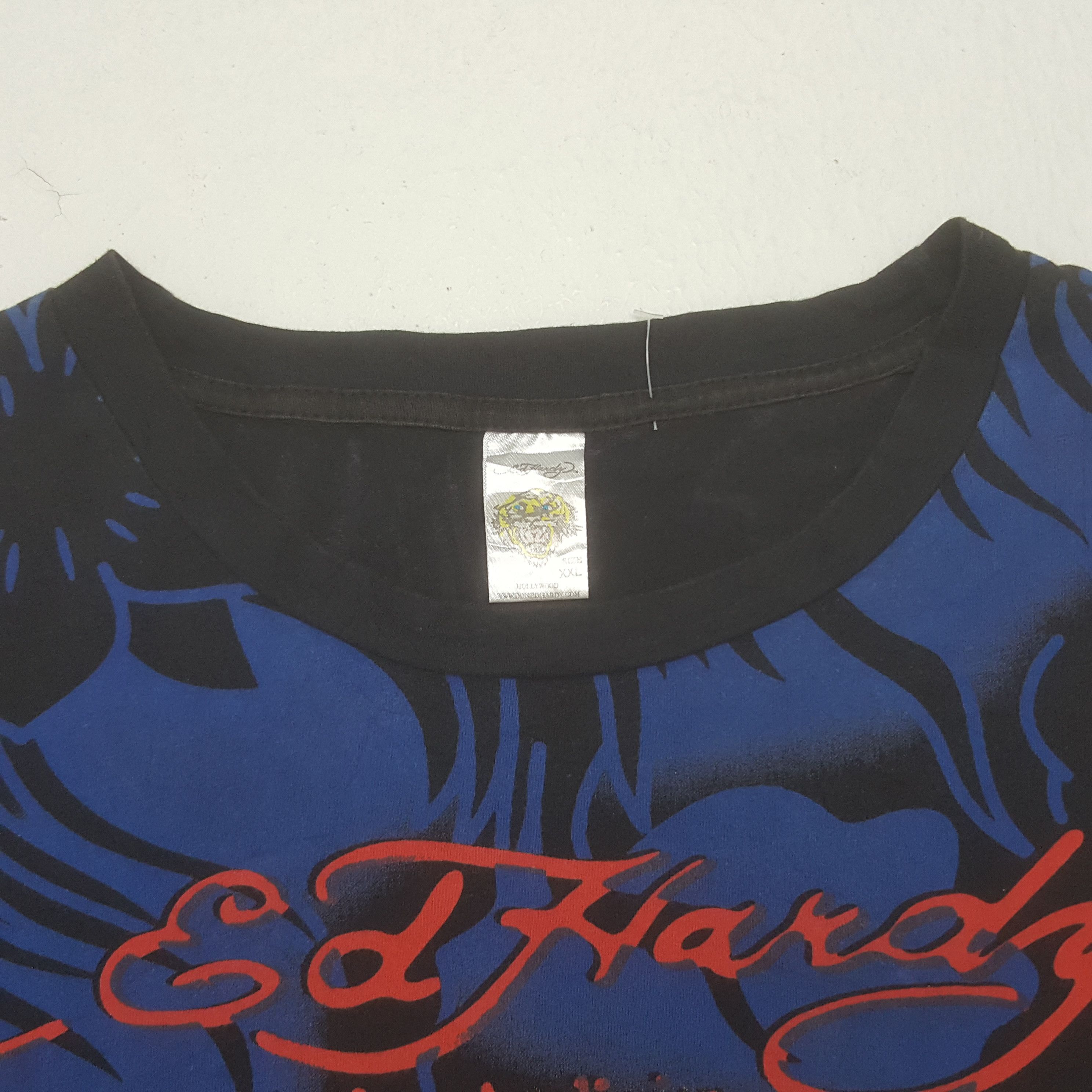 Christian Audigier × Ed Hardy × Vintage Vintage Ed Hardy by Christian Audiger Long Sleeve Tshirt Size US L / EU 52-54 / 3 - 5 Thumbnail