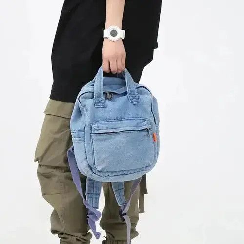 Other Unisex multi-functional denim backpack Size ONE SIZE - 3 Thumbnail