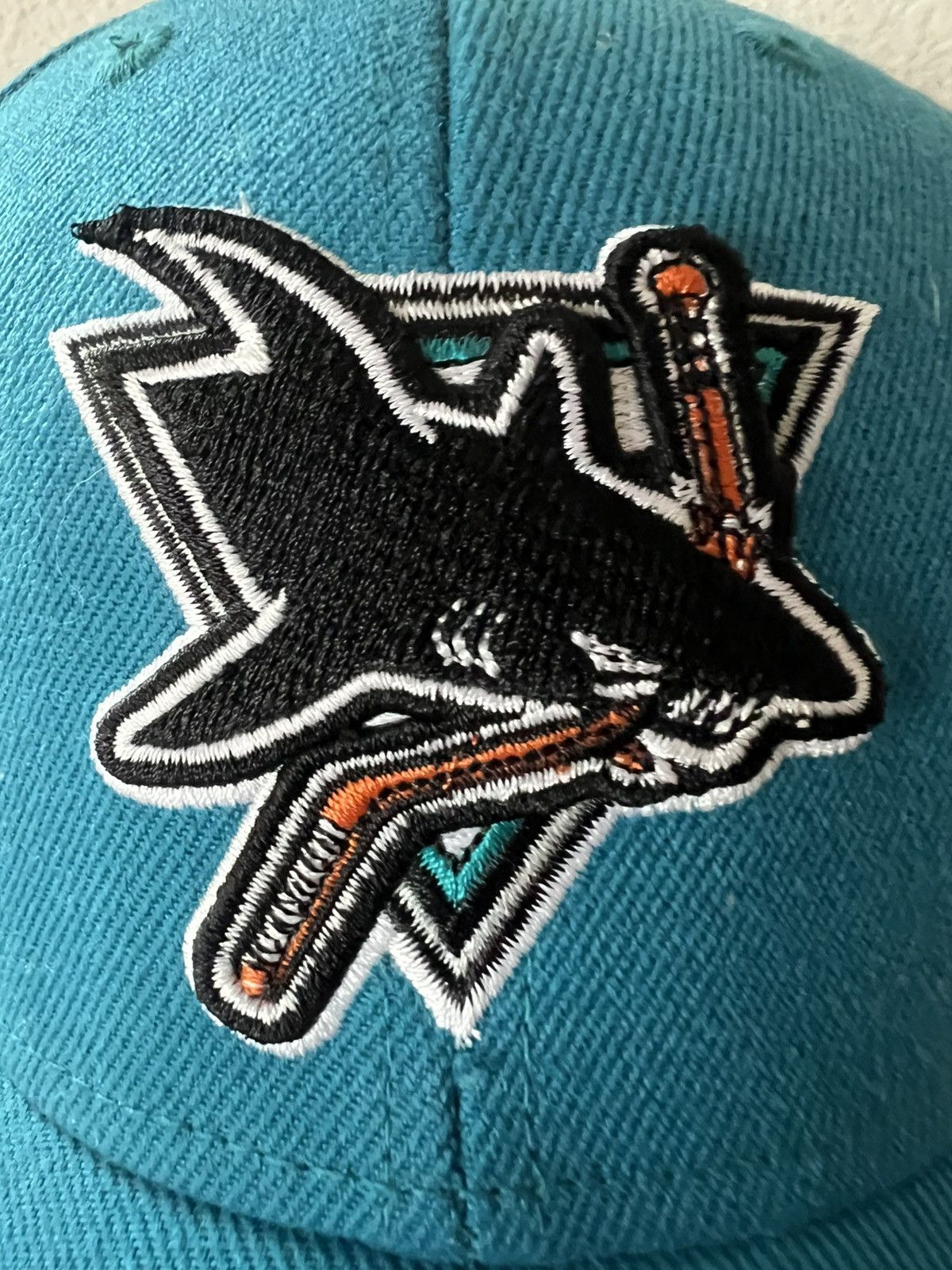Vintage Vintage CCM San Jose Sharks NHL Hat Teal Snapback Cap 90s Size ONE SIZE - 2 Thumbnail