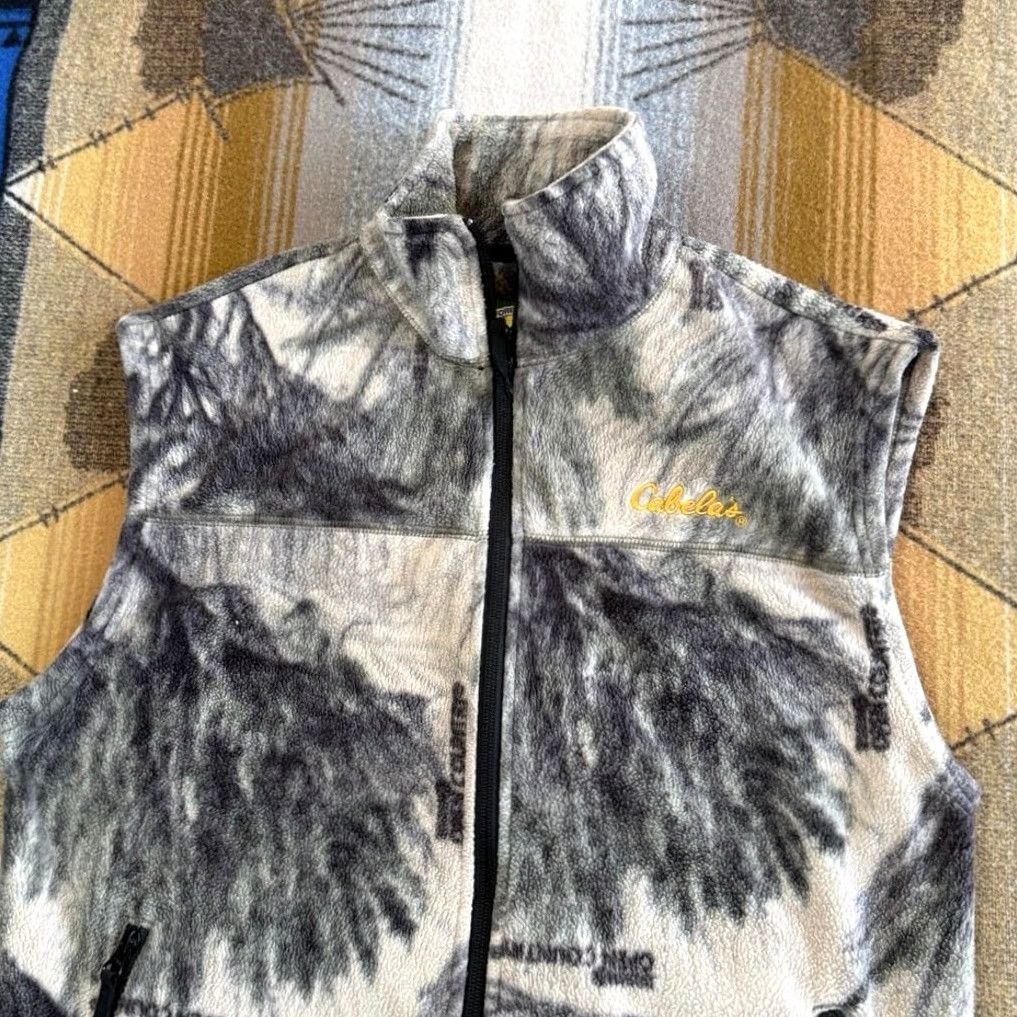 Vintage VINTAGE Cabela’s Vest Fleece Hunting Camo Camouflage Brown Adult Small Mens Size US S / EU 44-46 / 1 - 5 Thumbnail