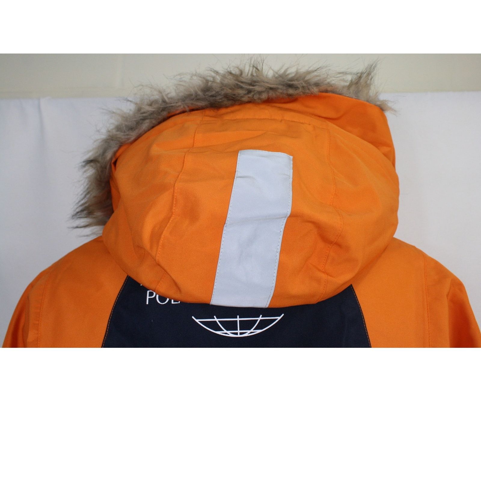 Vintage PONANT Polar Exploration Parka Coat Faux Fur Hood Expedition Size US L / EU 52-54 / 3 - 10 Thumbnail