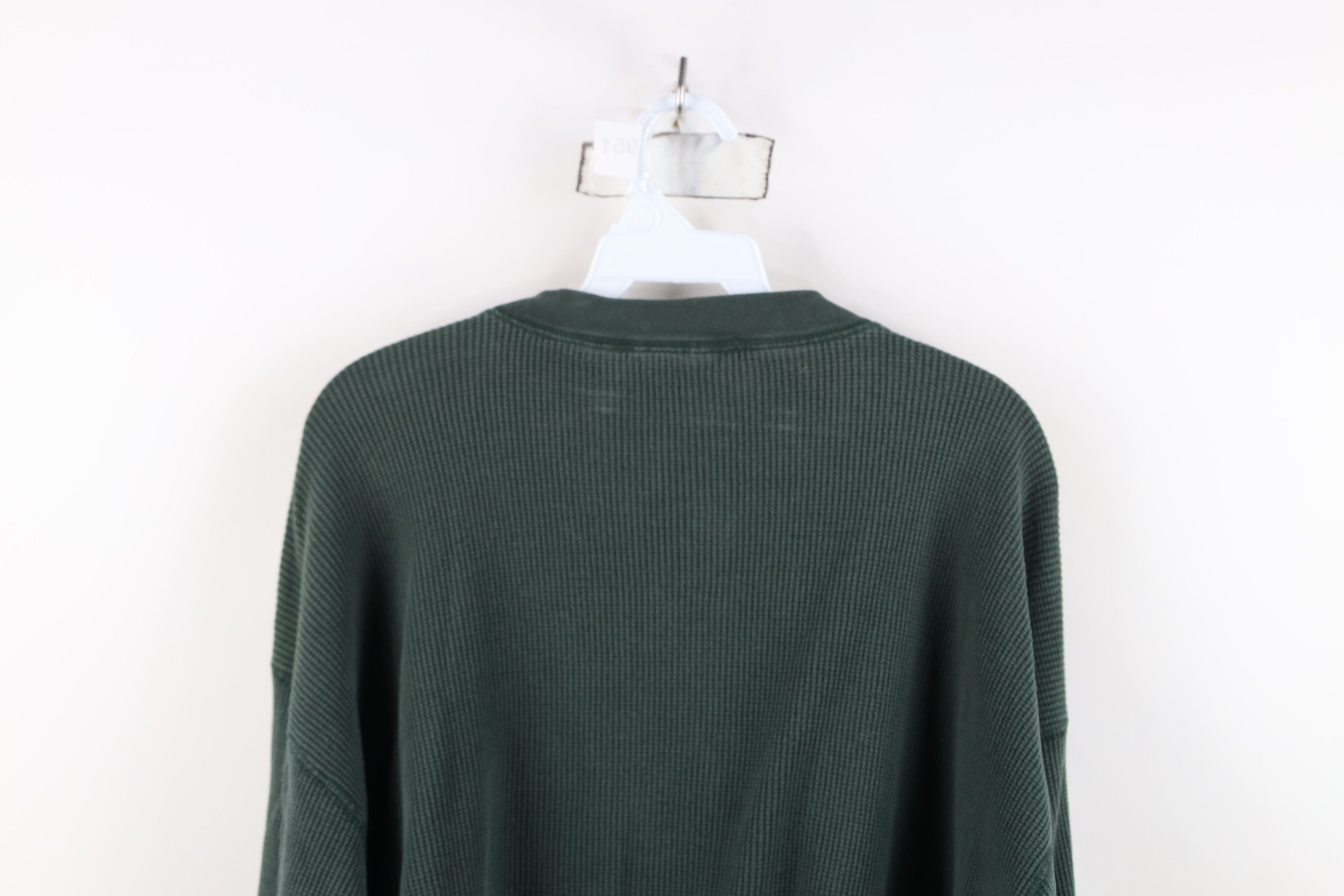 Vintage Vintage 90s Streetwear Waffle Long Sleeve Henley T-Shirt Size US XXL / EU 58 / 5 - 11 Thumbnail