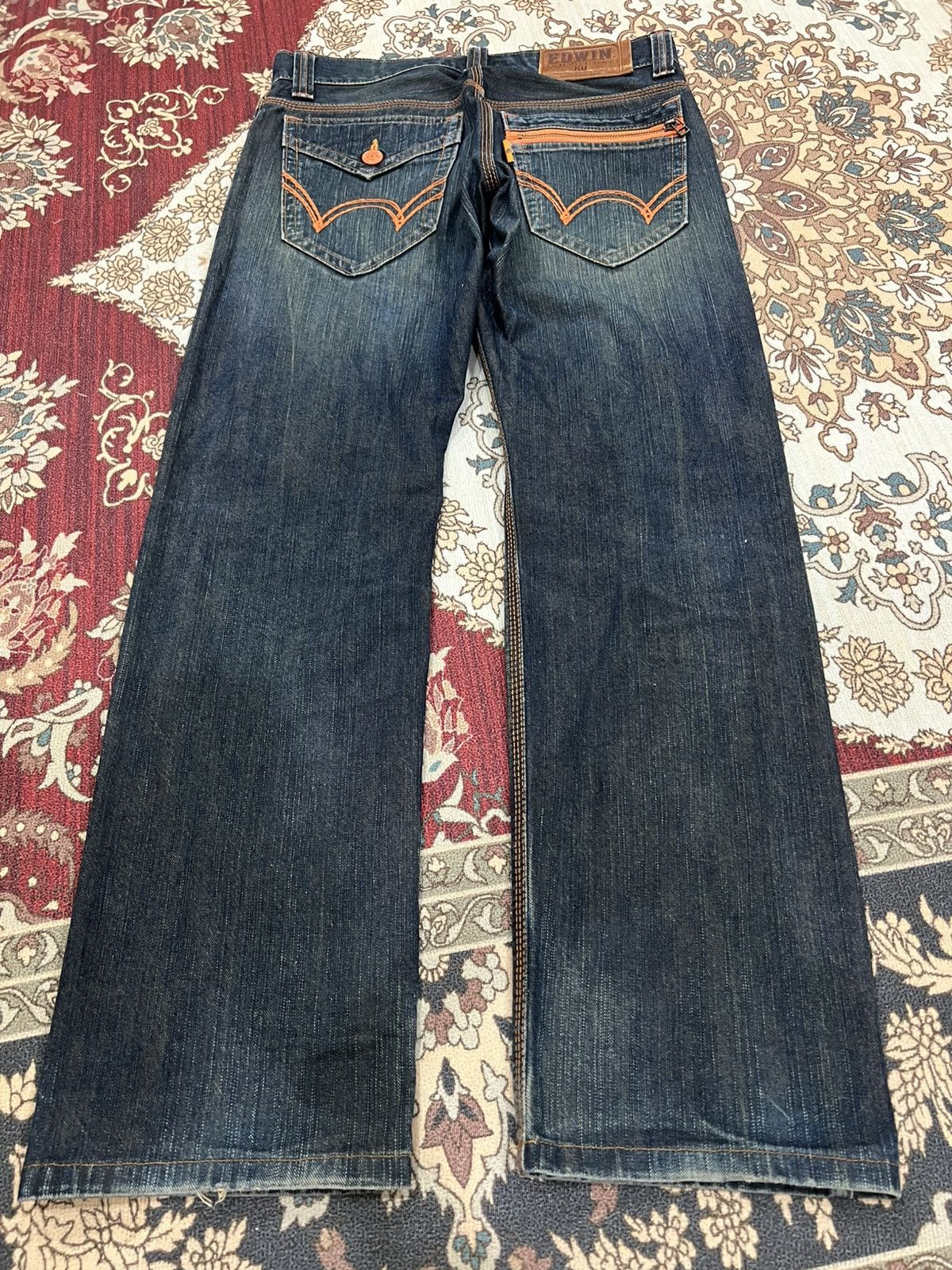 Edwin 💥Flare💥Vintage Edwin XV Exclusive Vintage Distress Jean Size US 32 / EU 48 - 2 Thumbnail
