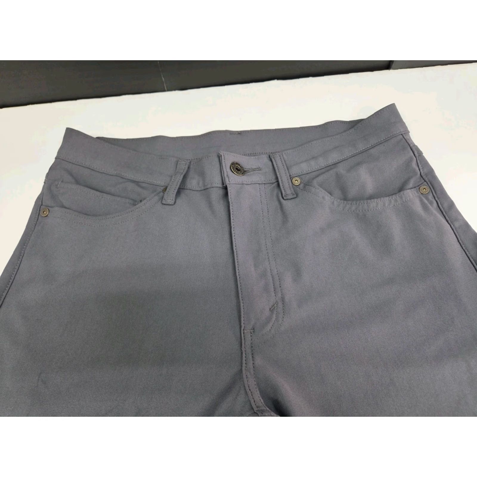 Levi's Levi's Mens 511 Slim Performance Tech Pants Grey 31/32 Slim Pockets Zip Back Pocket Lightweight Comfort 100% Polyester Regular Tapered Knit Size US 31 - 3 Thumbnail