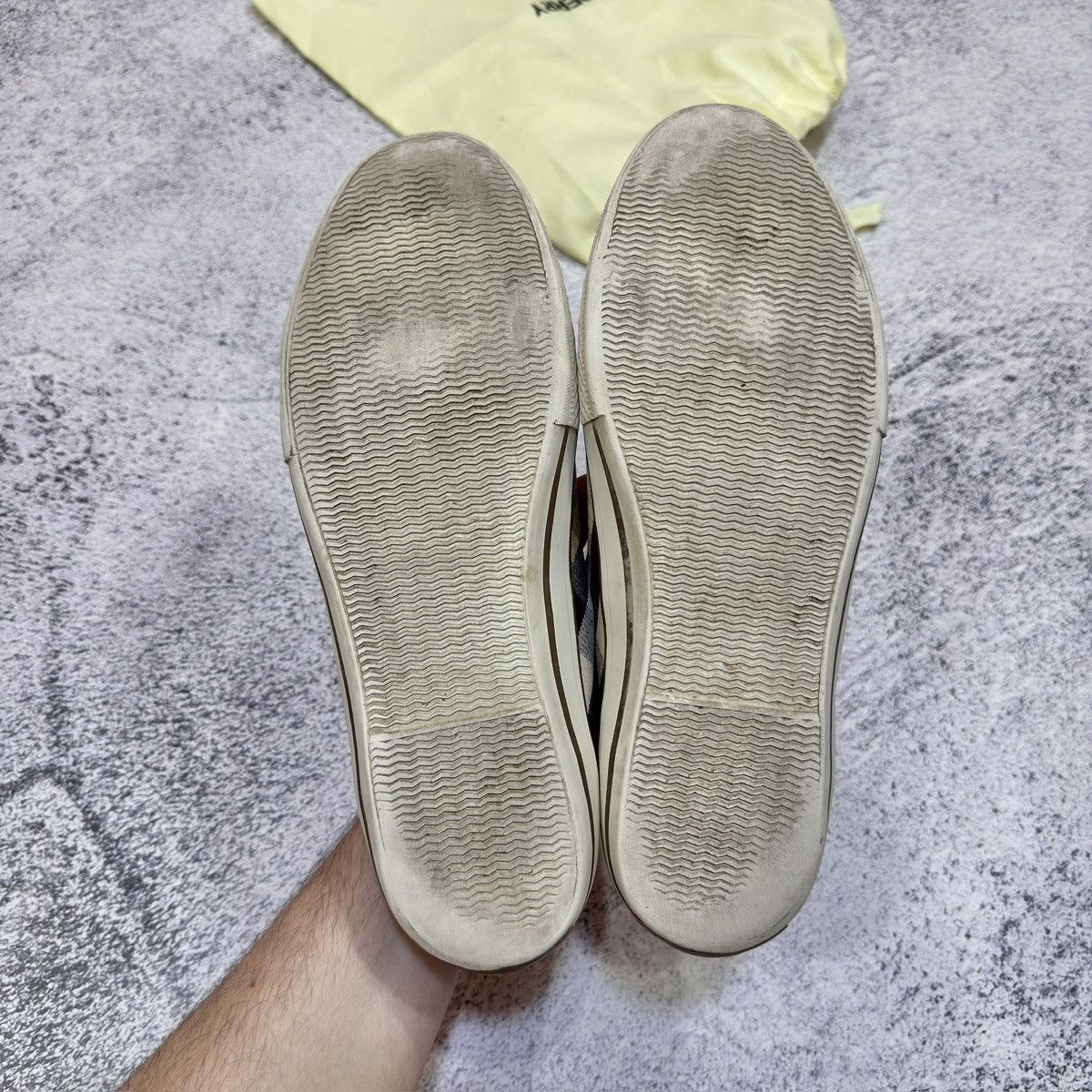 Burberry × Designer Burberry Nova Check Canvas Leather Sneakers US11.5 UK10.5 Size US 11.5 / EU 44-45 - 10 Thumbnail