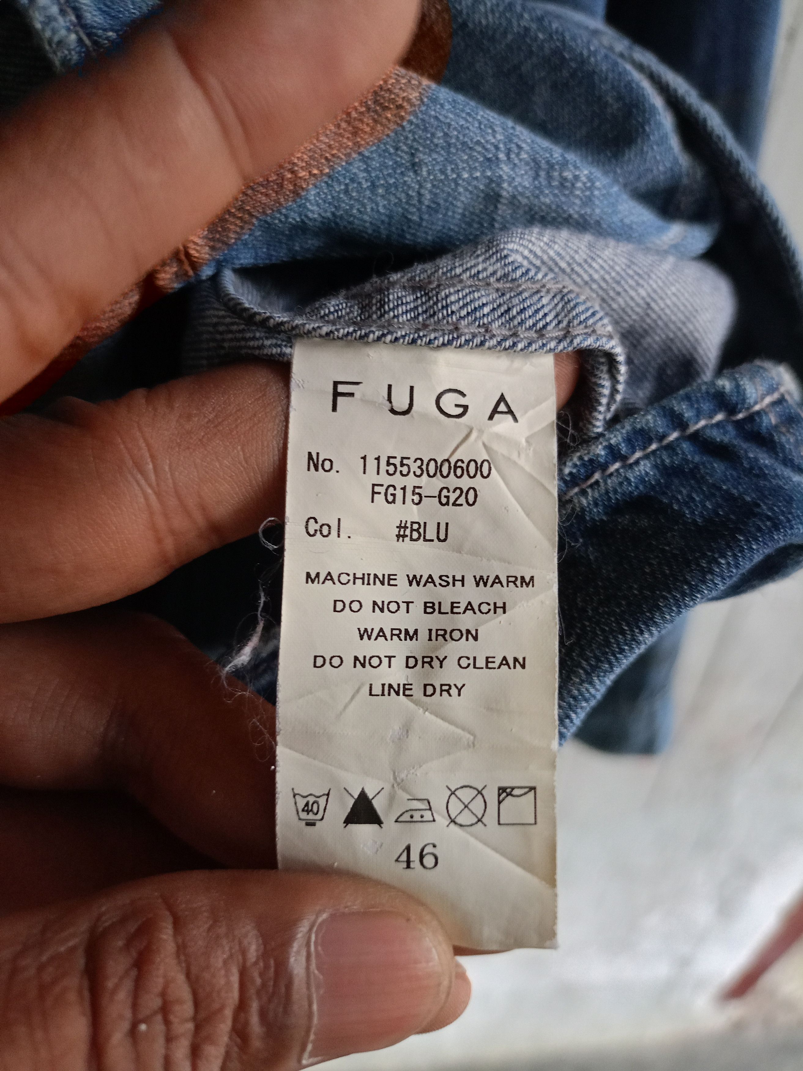 GOSTAR DE FUGA Fuga Distressed denim button shirts Size US S / EU 44-46 / 1 - 6 Thumbnail