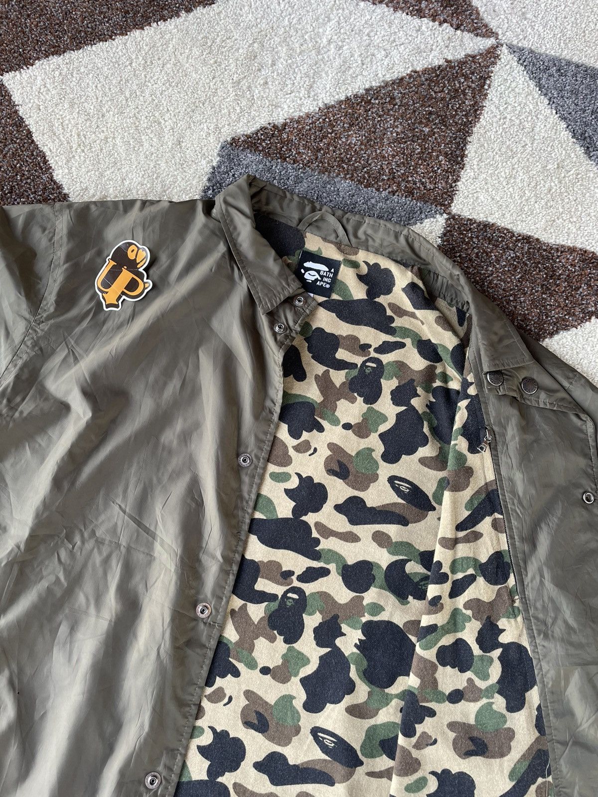 Bape 00’s OG Bape Camo Coach Jacket Size US L / EU 52-54 / 3 - 4 Thumbnail