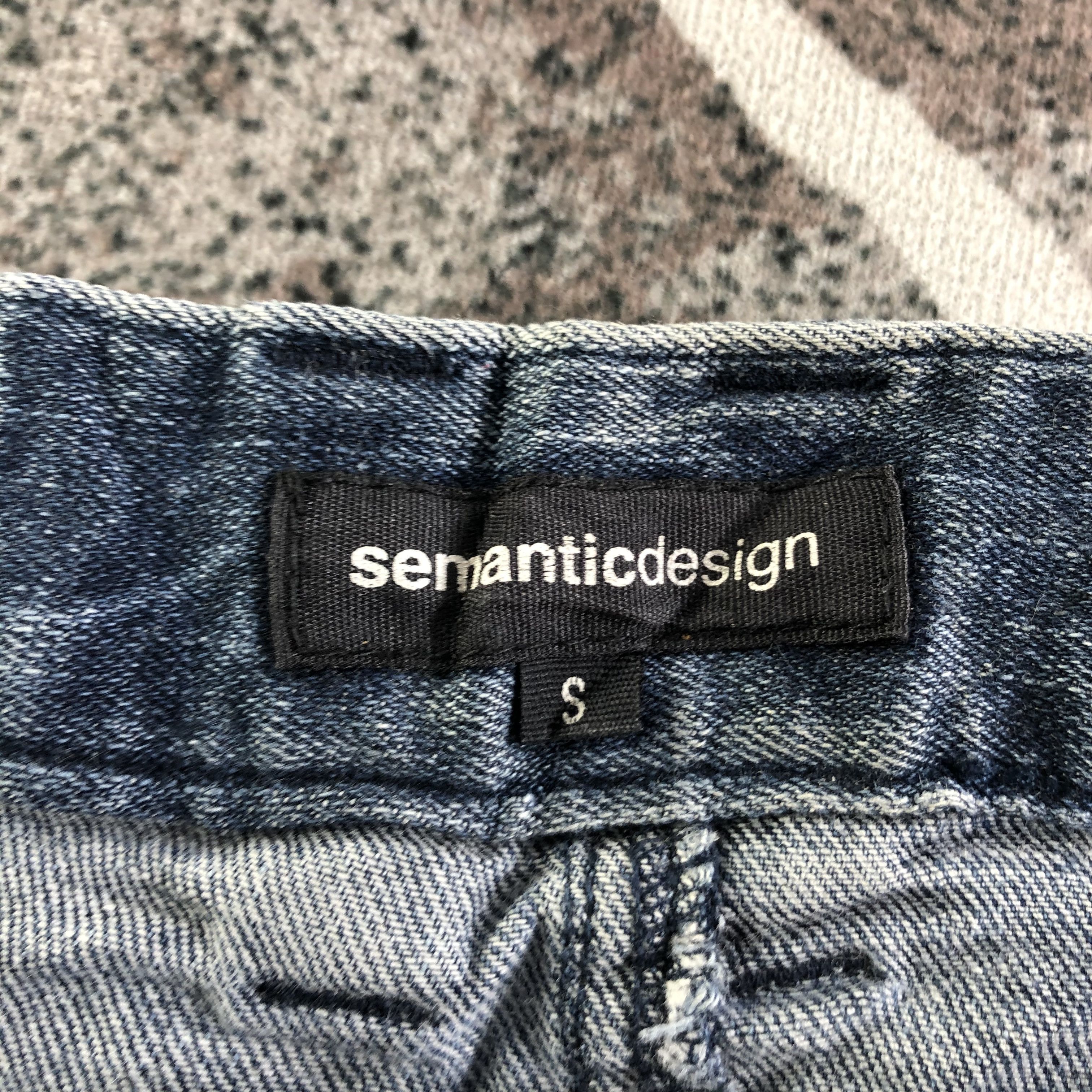 semanticdesign Japanese Semantic Design Jeans Skinny Denim KJ3054 Size US 28 / EU 44 - 7 Thumbnail