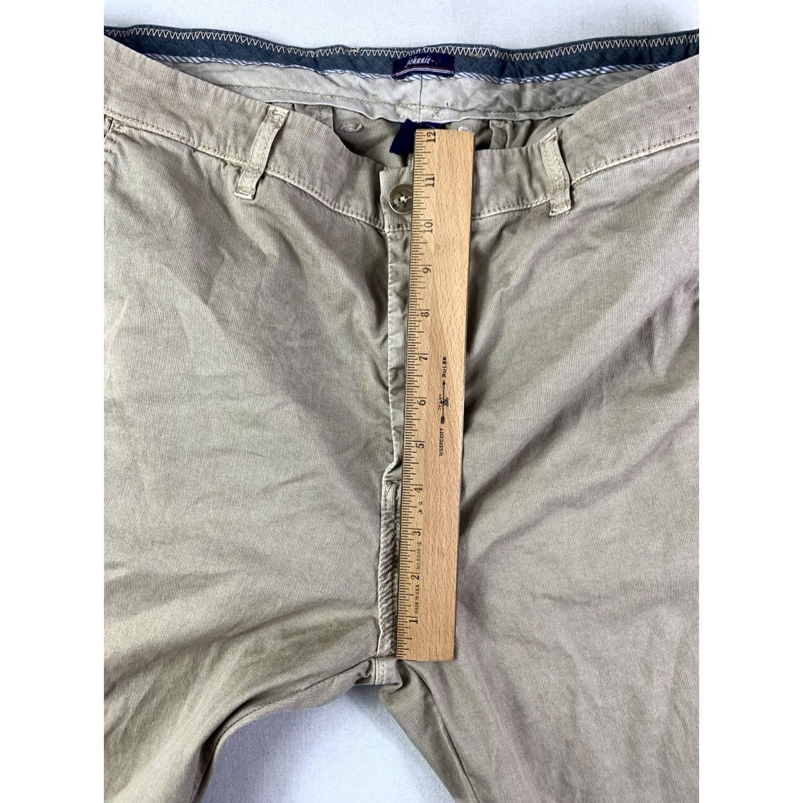 johnnie-O johnnie-O Harkers Corduroy Pants Men 36x34 Tan Beige Preppy Casual Pant Mens Regular Size US 36 / EU 52 - 3 Thumbnail