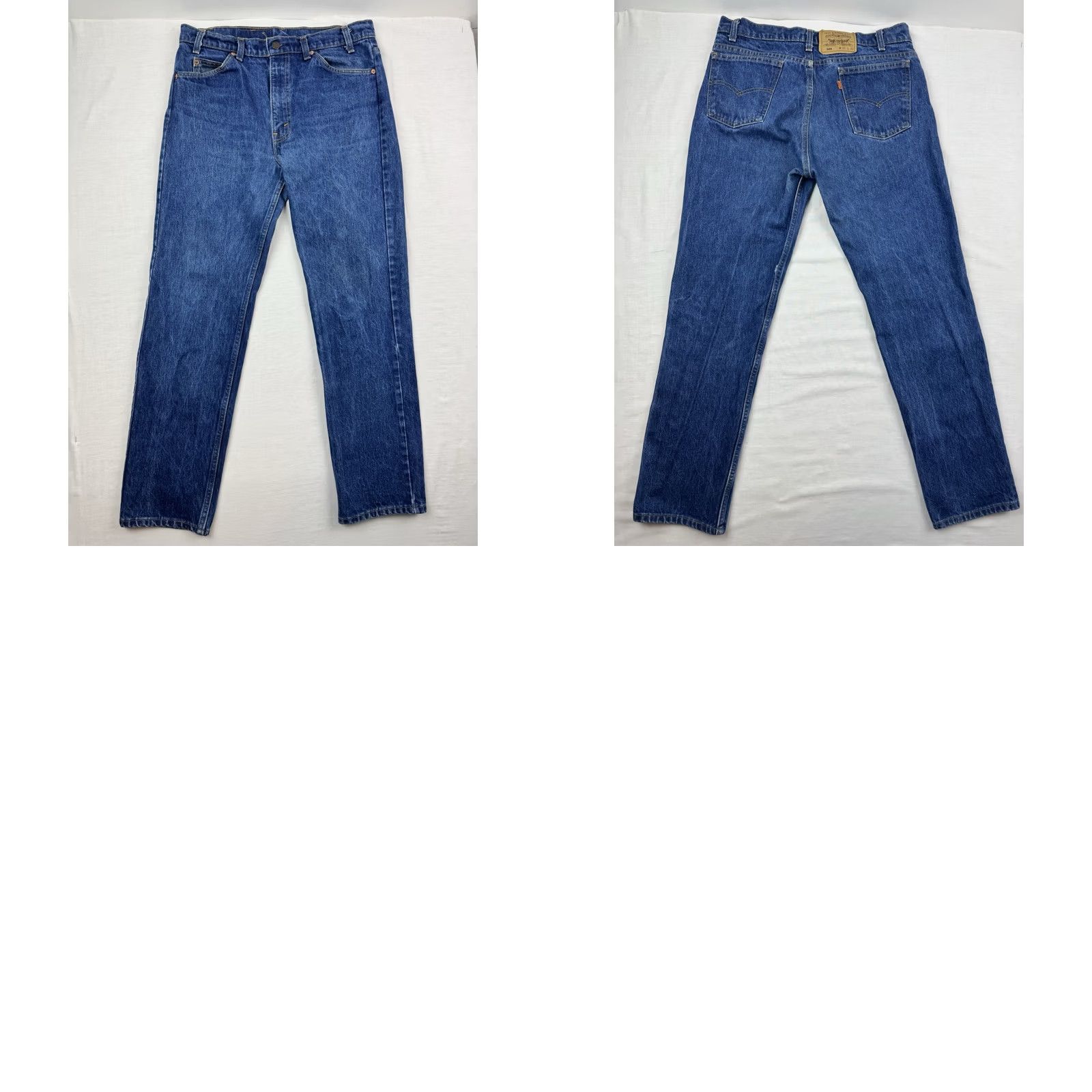 Levi's VINTAGE Levi's 505 Orange Tab Jeans Men 35x30 Straight Blue Denim USA 80s 90s Size US 35 - 10 Thumbnail