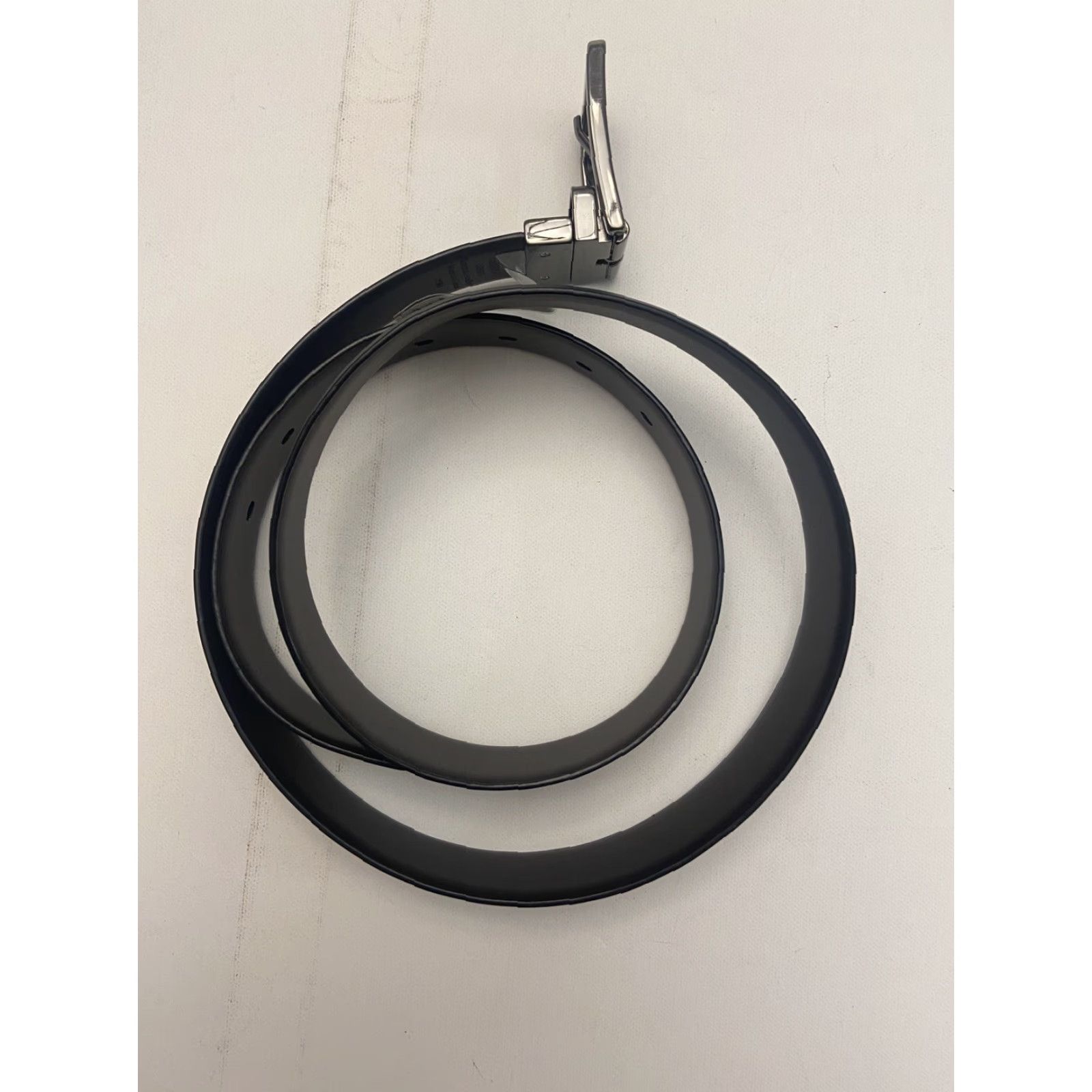 Vintage VINTAGE John Henry Belt Leather Black Size 38 Men Adult 38 Black Leather Belt 1302052 New Size 38 - 6 Thumbnail