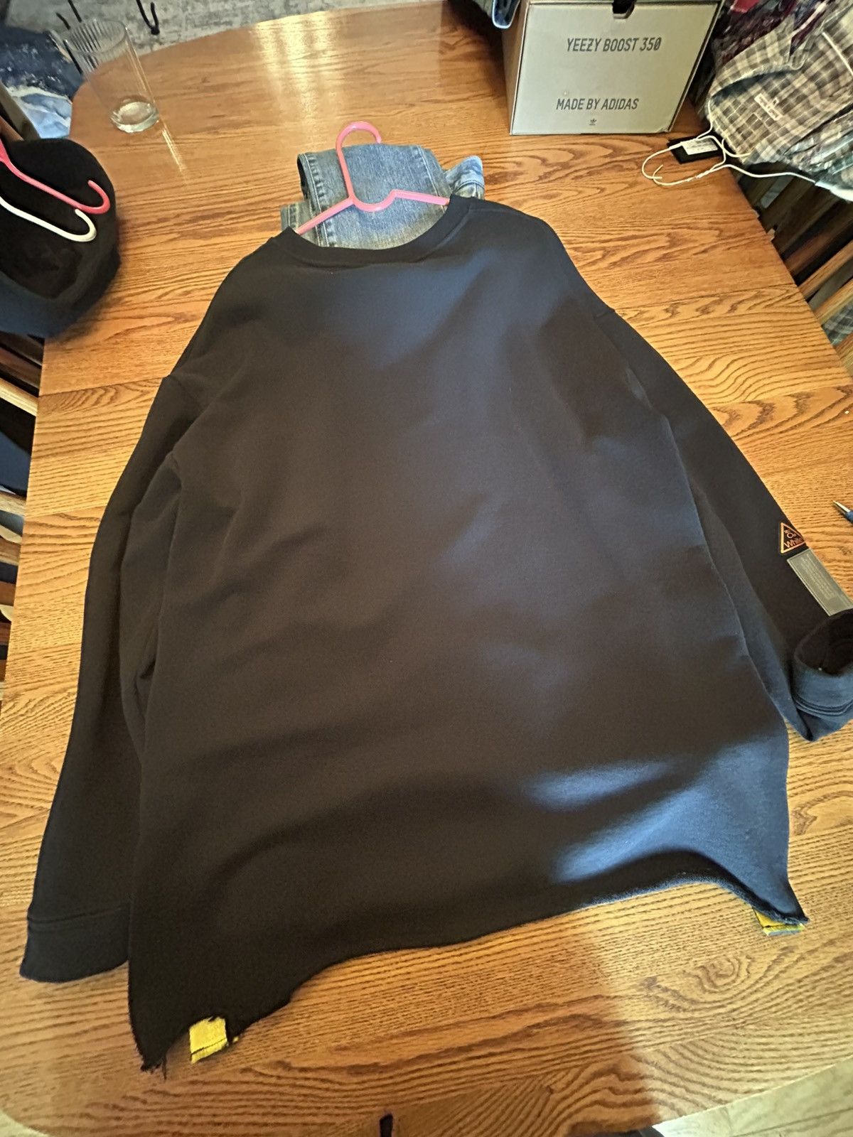 Off-White Off white black crewneck Size US M / EU 48-50 / 2 - 5 Thumbnail