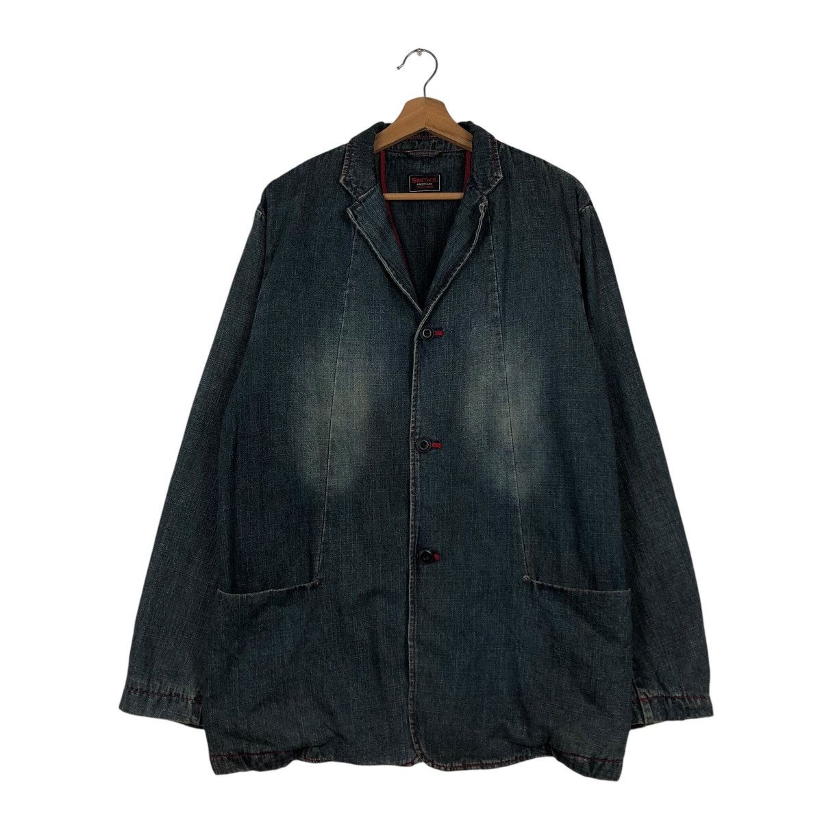 Japanese Brand 📌Vintage Chore Denim Jacket Smith's American Size US L / EU 52-54 / 3 - 2 Thumbnail