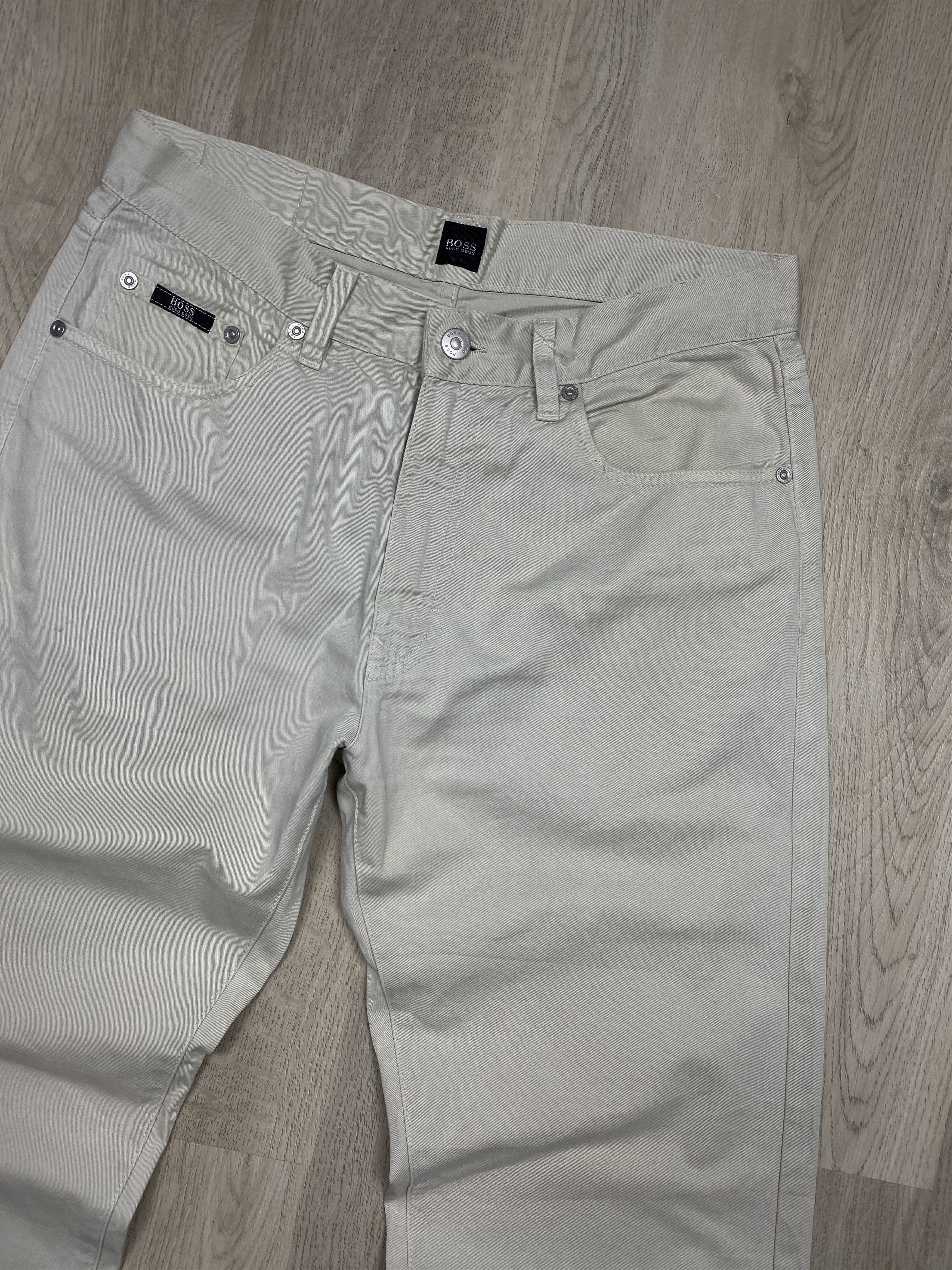 Hugo Boss × Vintage Hugo Boss 90s Vintage Mens Classic Chino Pants Size US 33 - 2 Thumbnail