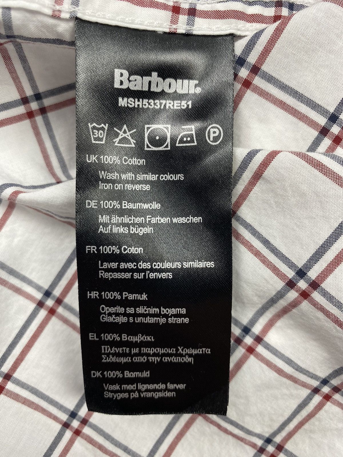 Barbour Barbour Checkered Long Sleeve Button Up Shirt Size US XL / EU 56 / 4 - 10 Thumbnail