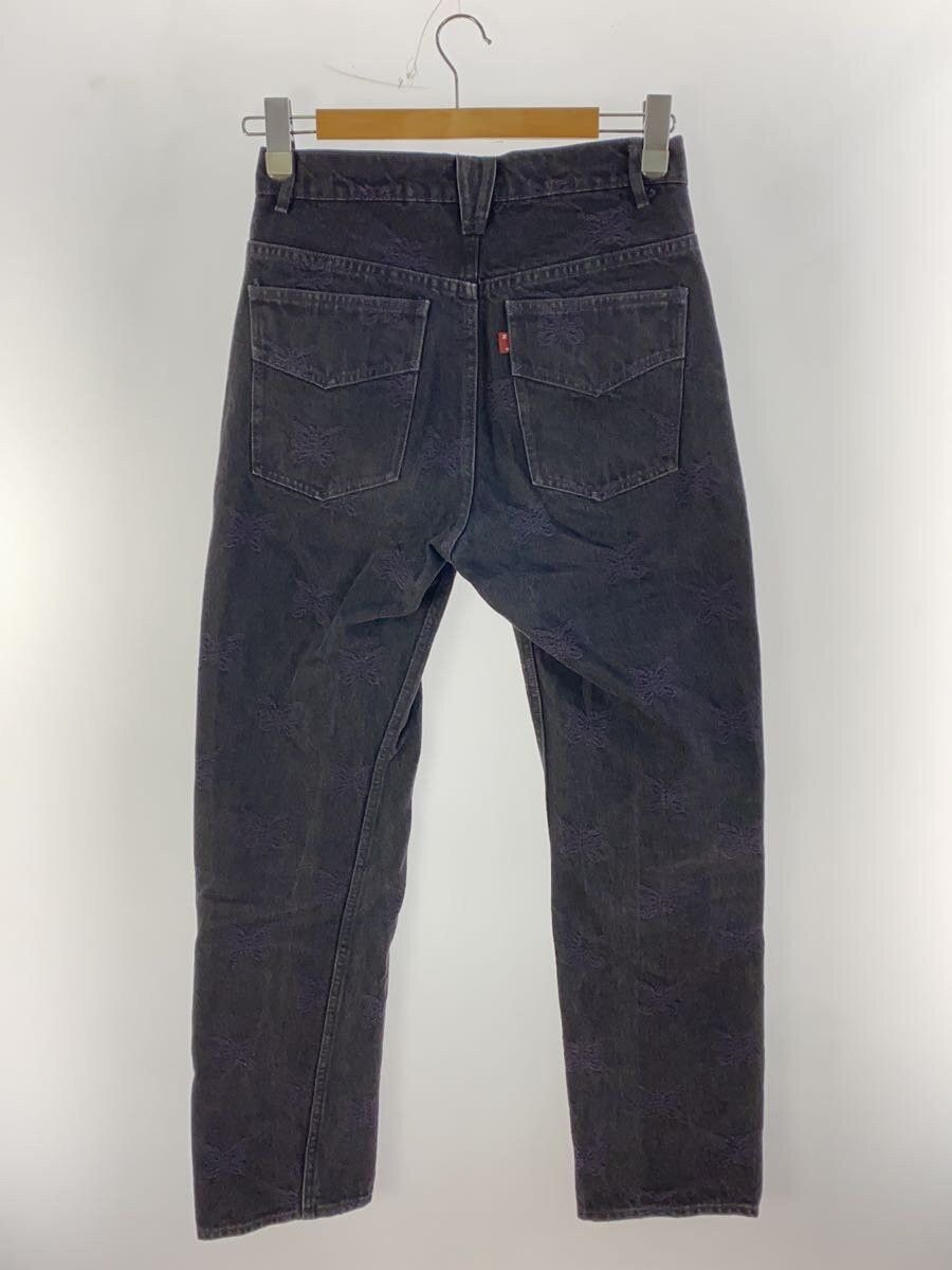 Needles Needles Papillon Jacquard Denim Pants Black Size US 28 / EU 44 - 2 Thumbnail