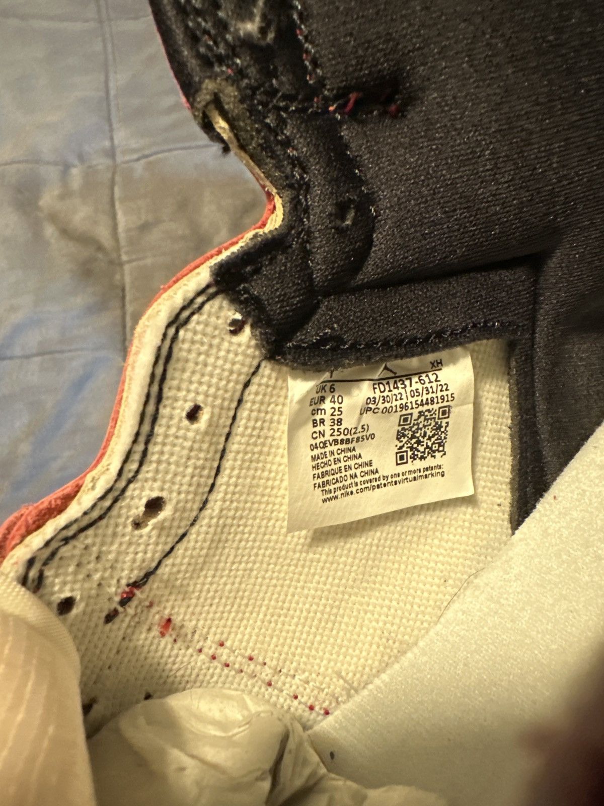 Jordan Brand Jordan 1 Lost and Found Size US 7 / EU 40 - 6 Thumbnail