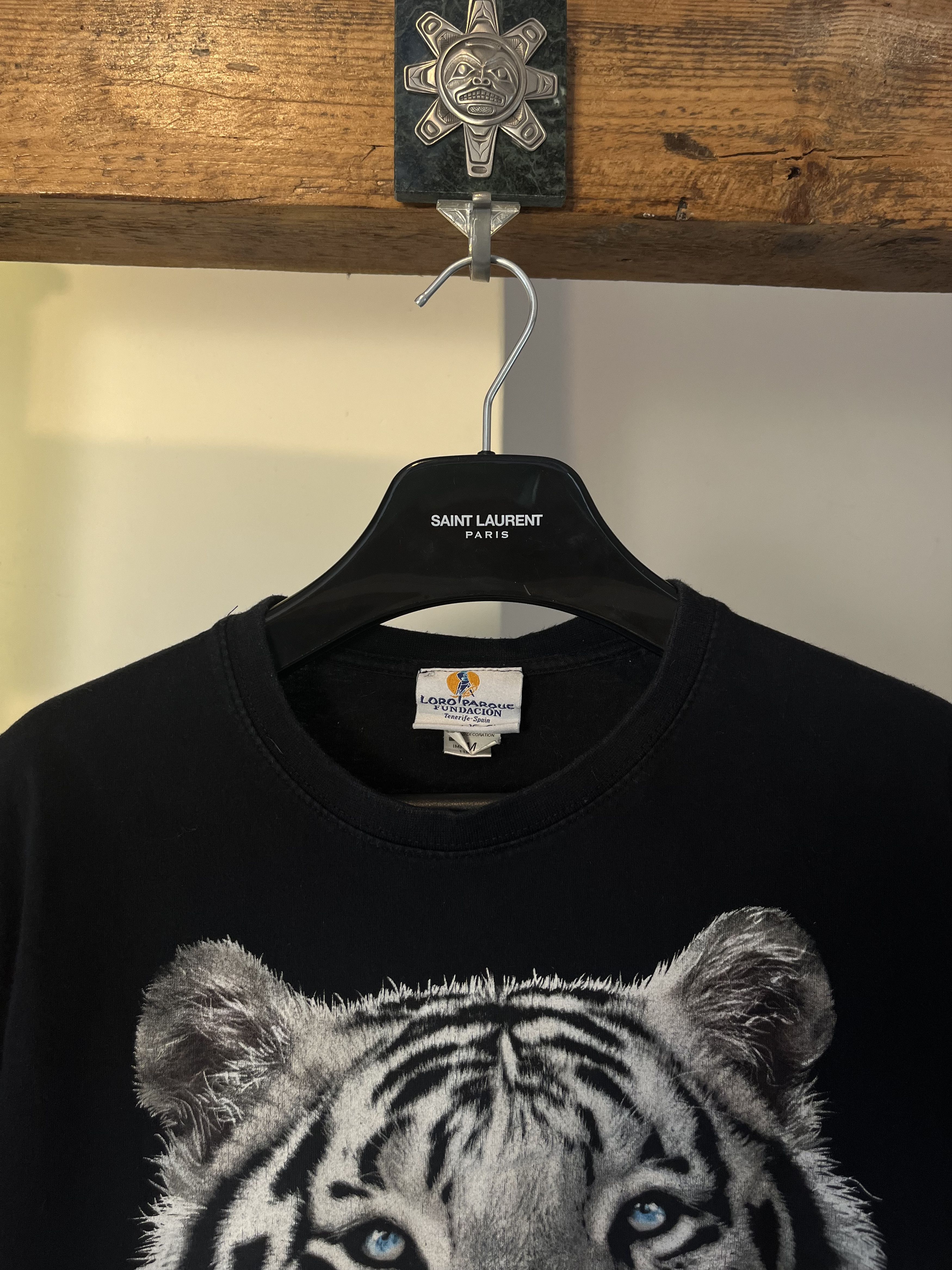 Vintage Vintage White Artic Tiger Animal Tee Size US M / EU 48-50 / 2 - 2 Thumbnail