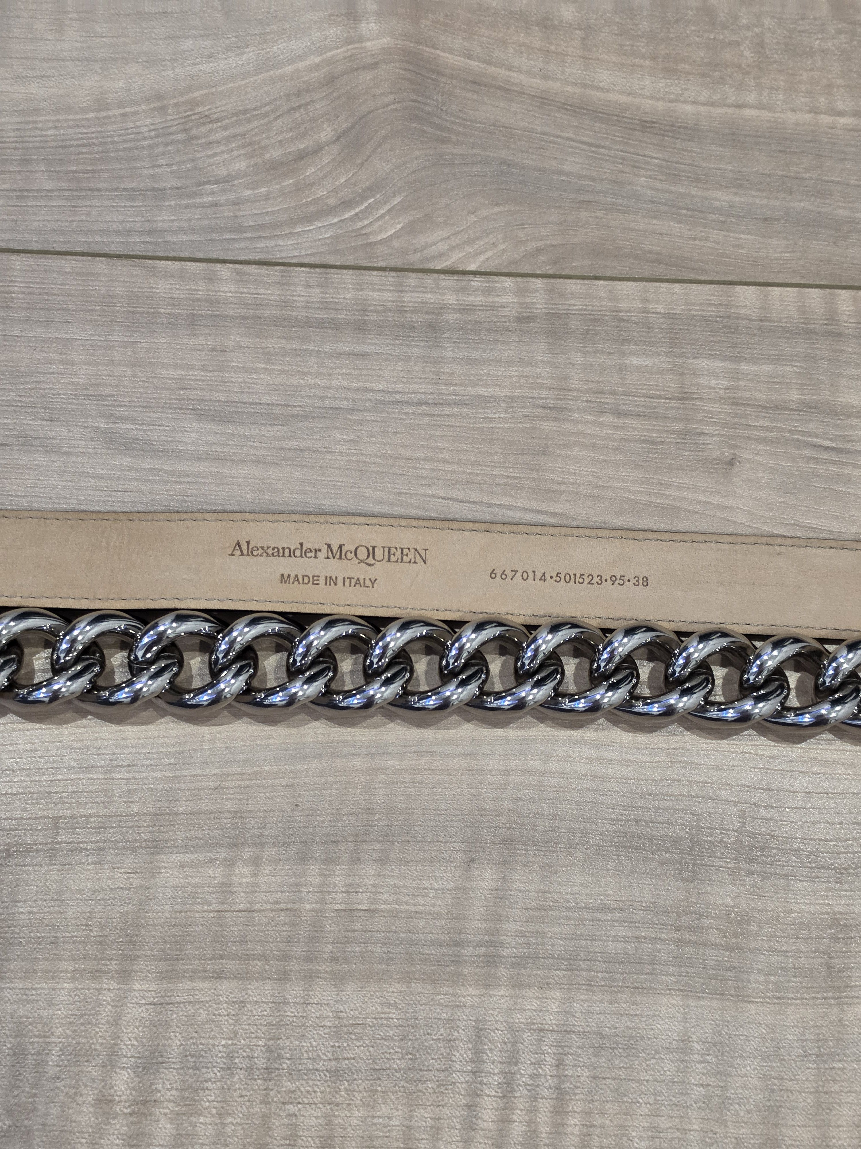 Alexander McQueen Alexander McQueen Double Chain Belt Size ONE SIZE - 6 Thumbnail