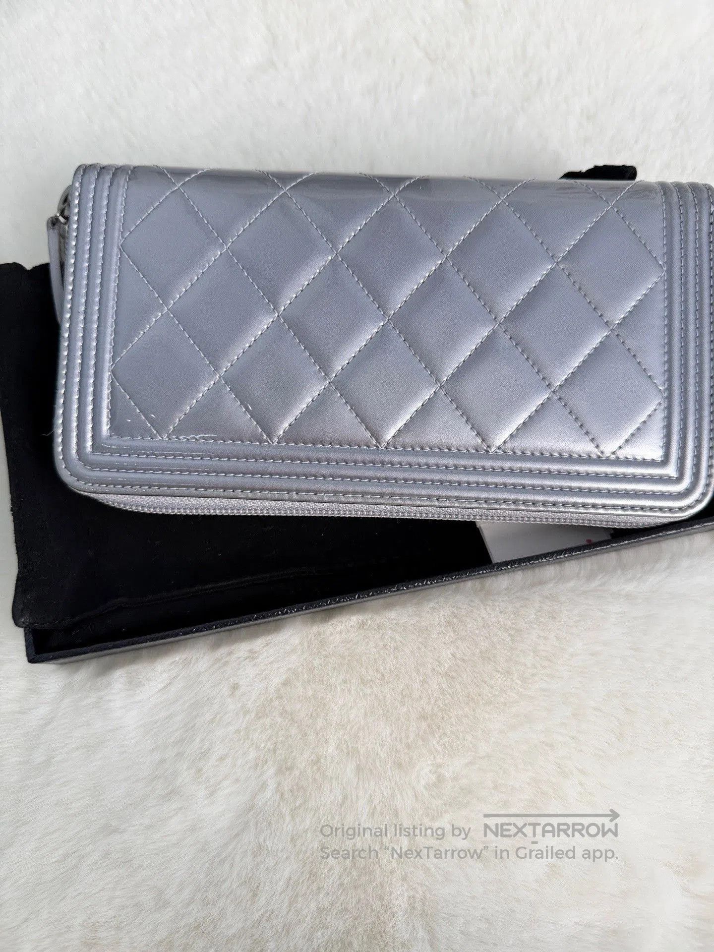 Chanel Chanel Metallic Calfskin Wallet. Size ONE SIZE - 2 Thumbnail
