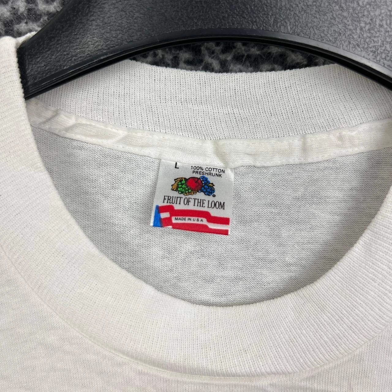 Fruit Of The Loom Vintage US Coast Guard Shirt Men L White New with Defects Size US L / EU 52-54 / 3 - 6 Thumbnail