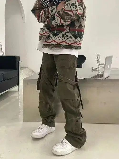 VIBE Cargo Khaki Pants Size US 30 / EU 46 - 5 Thumbnail