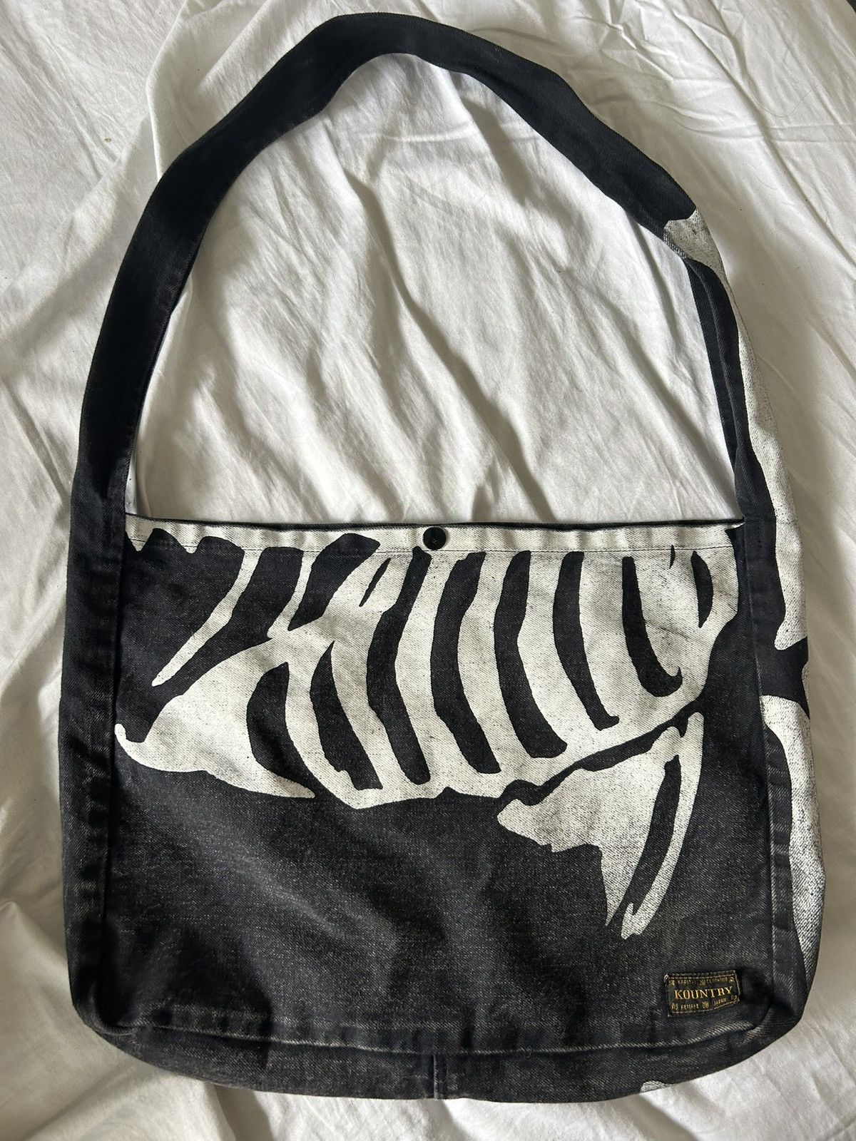 Kapital × Kapital Kountry Skeleton Bag (Black) | Grailed