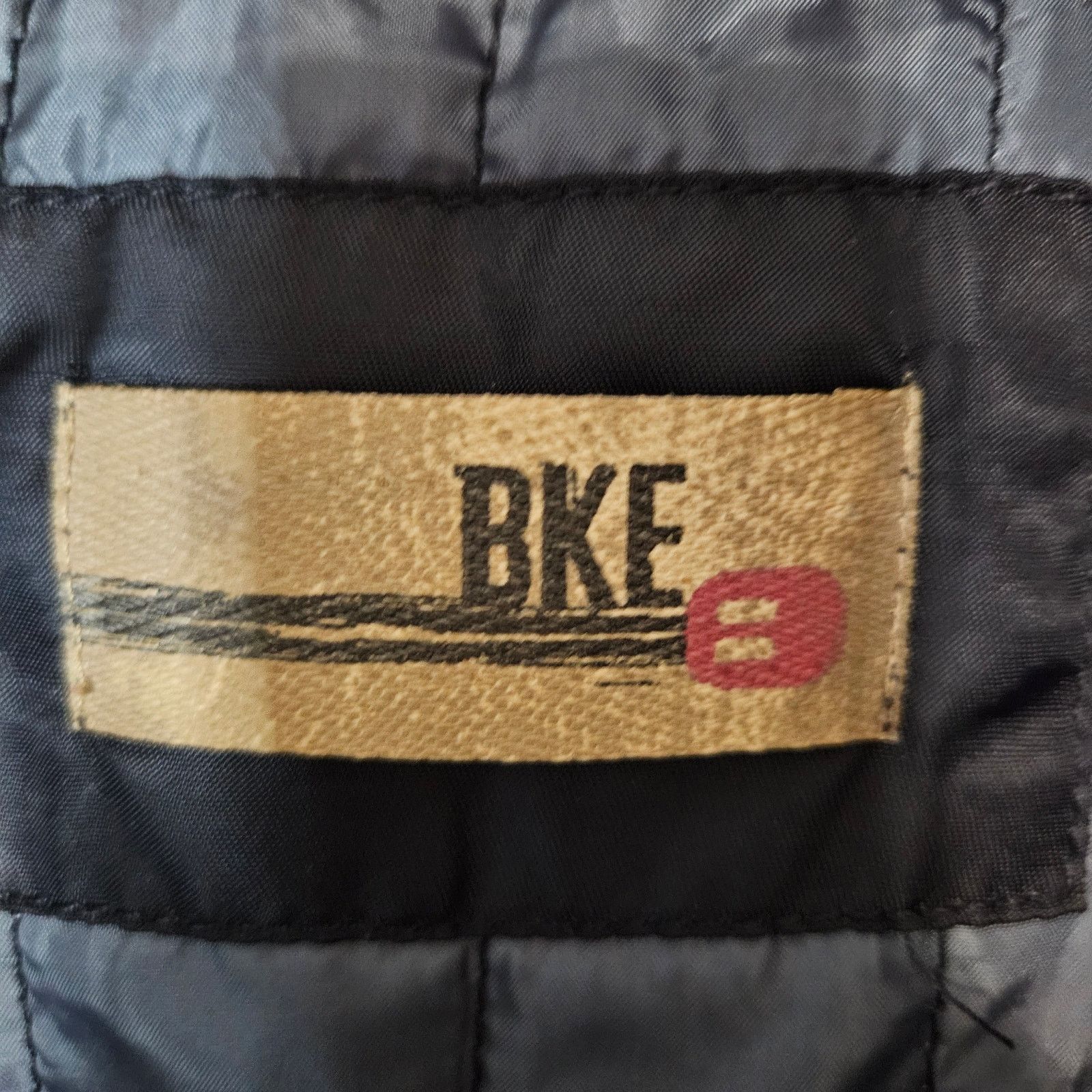 BKE Quilted Moto Bomber Jacket Y2K Quilted Biker