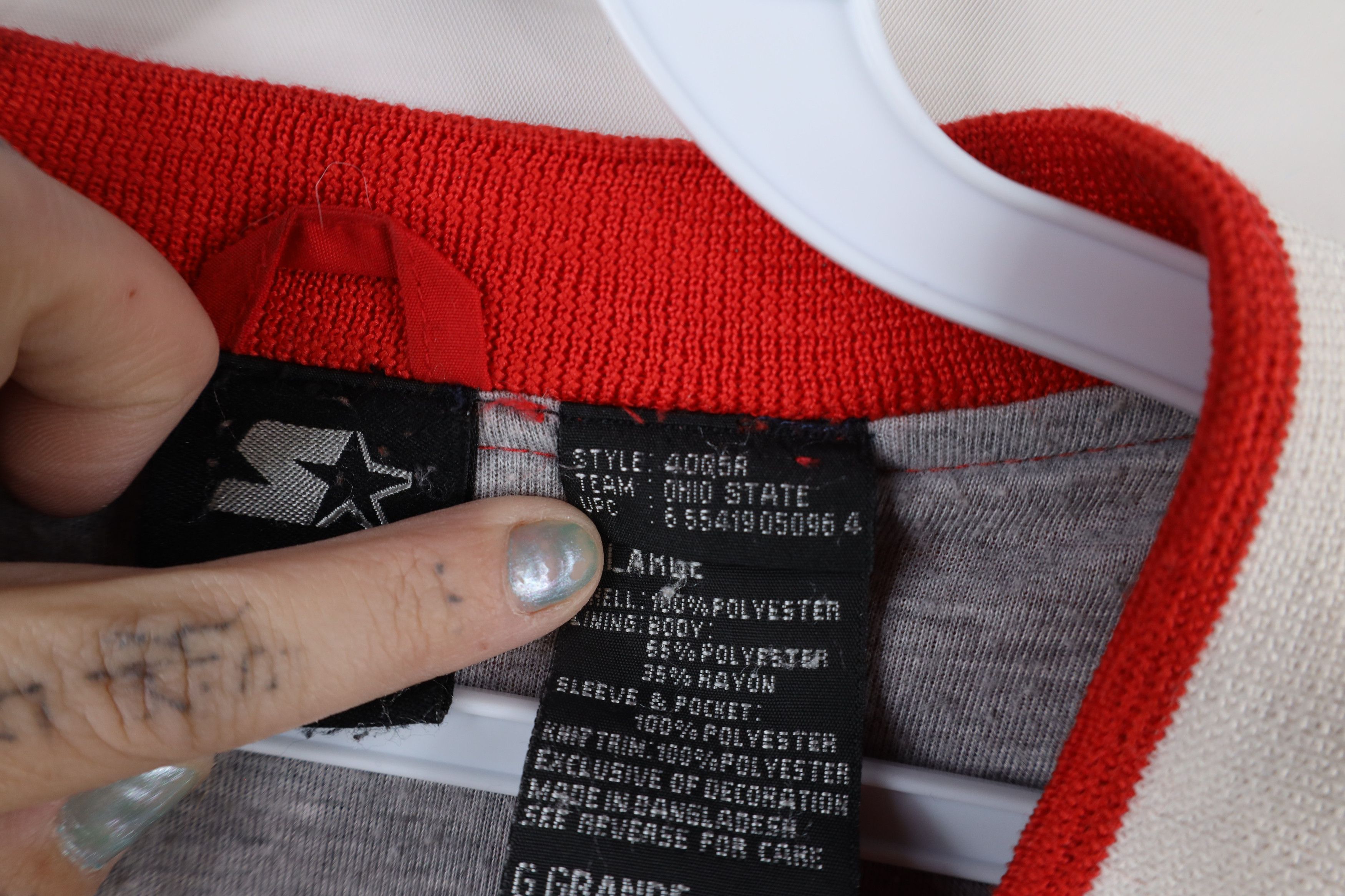 Starter × Vintage Vintage Starter Ohio State University Lined Pullover Jacket Size US M / EU 48-50 / 2 - 10 Thumbnail