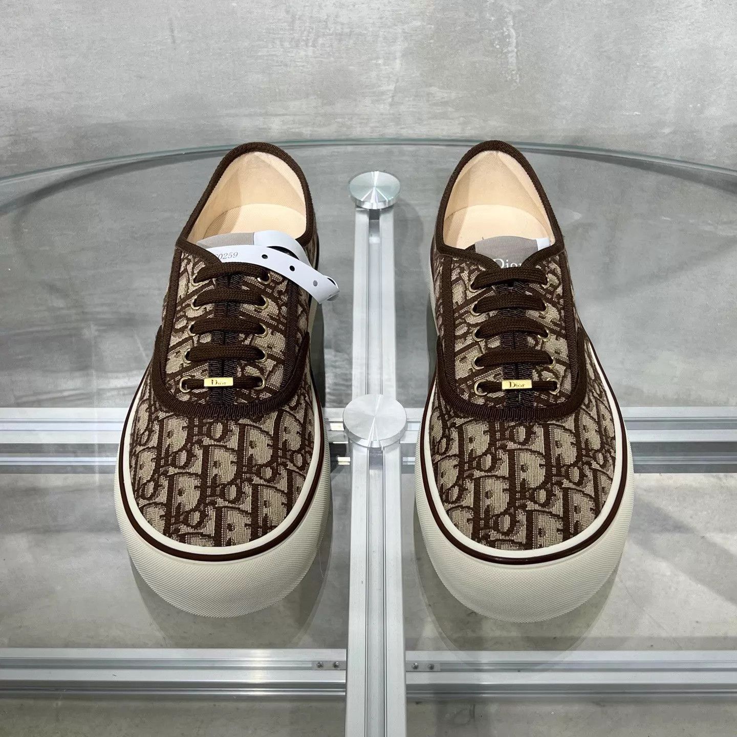 Dior Dior Saltwind Brown Monogram Low Top Sneakers 44 Size US 11 / EU 44 - 1 Thumbnail