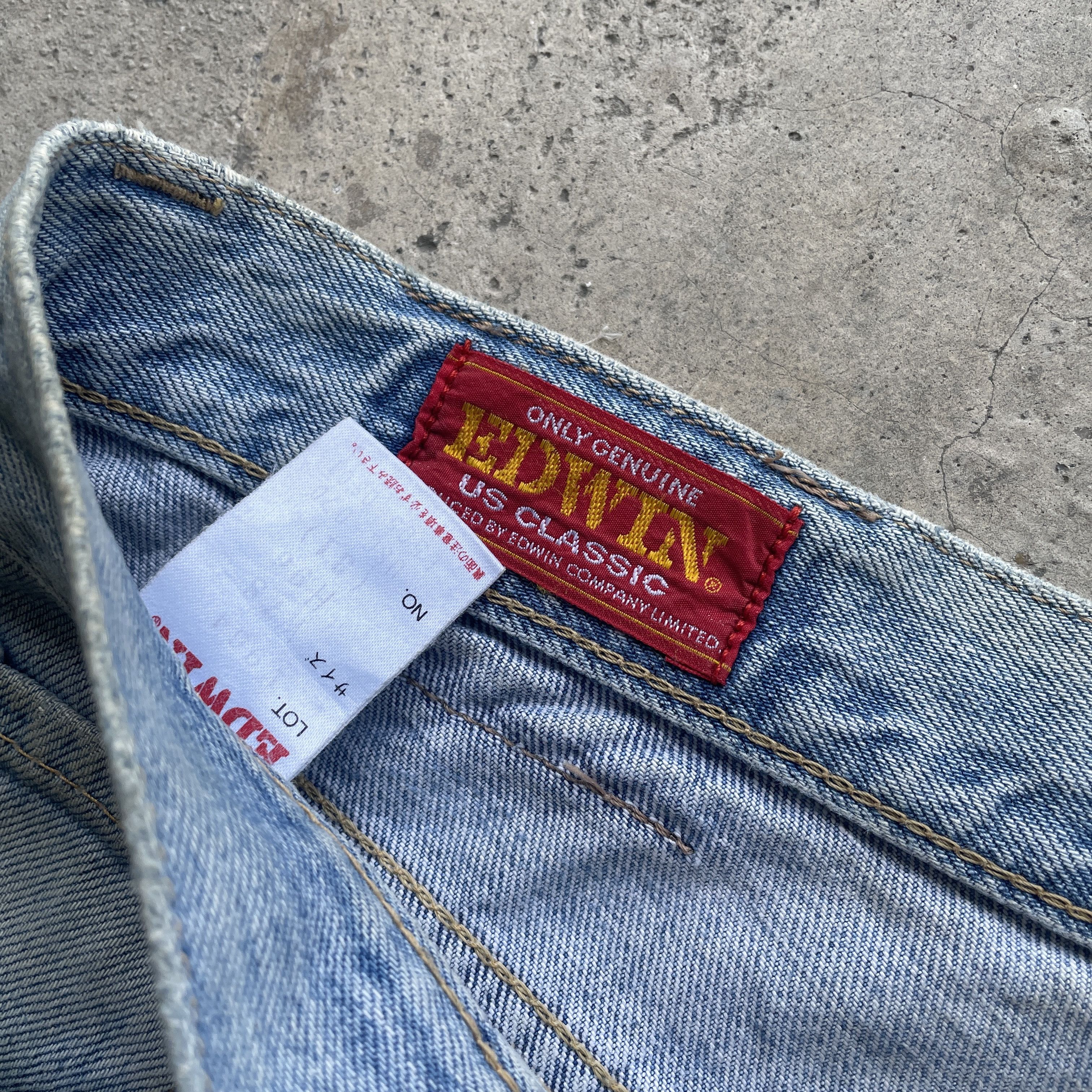 Japanese Brand VINTAGE EDWIN RIPPED DENIM FADED DISTRESSED JEANS PANTS W30 Size US 30 / EU 46 - 7 Thumbnail