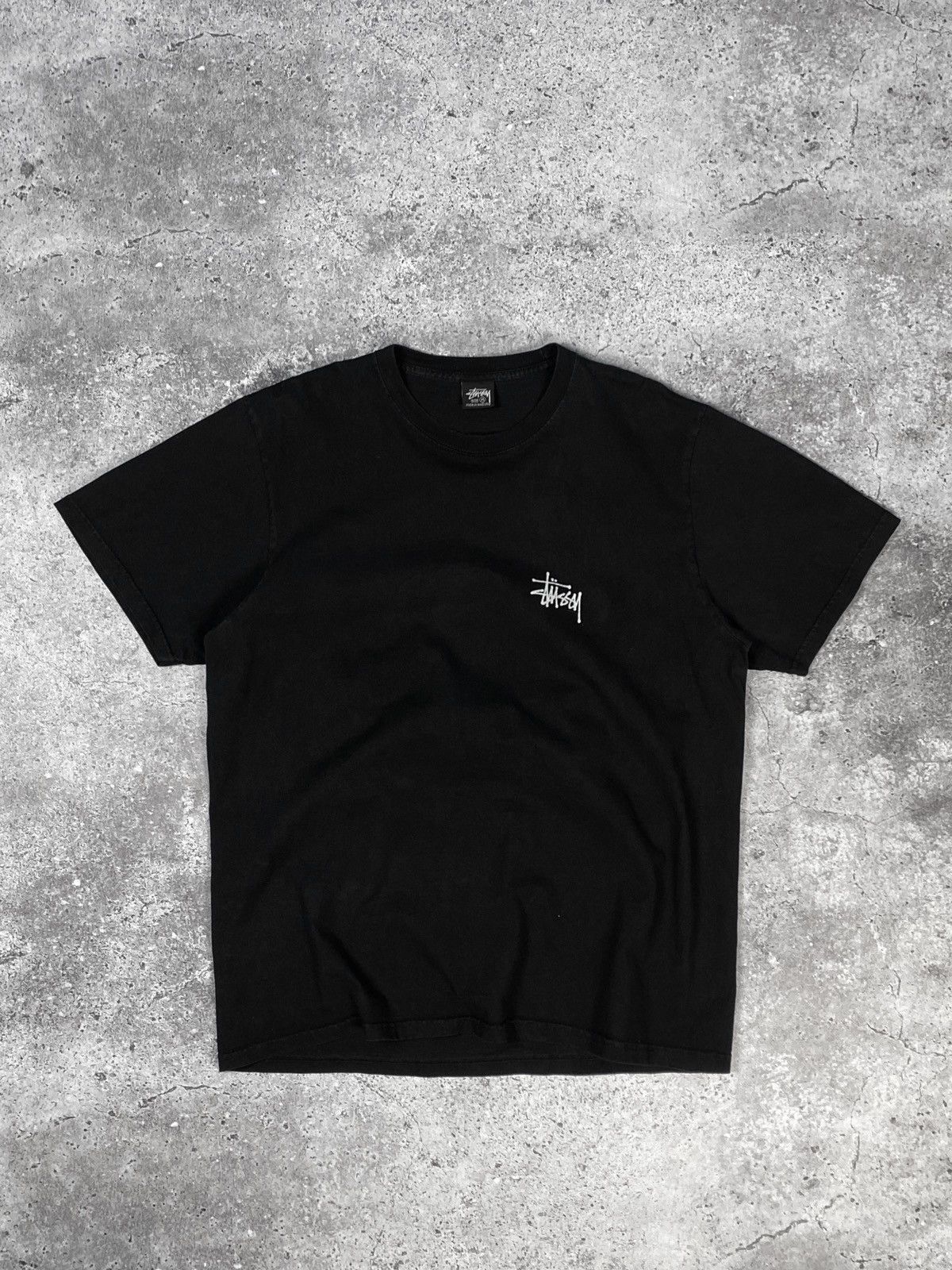 Stussy × Vintage VINTAGE Y2K STUSSY BIG LOGO T-SHIRT TEE Size US M / EU 48-50 / 2 - 3 Thumbnail