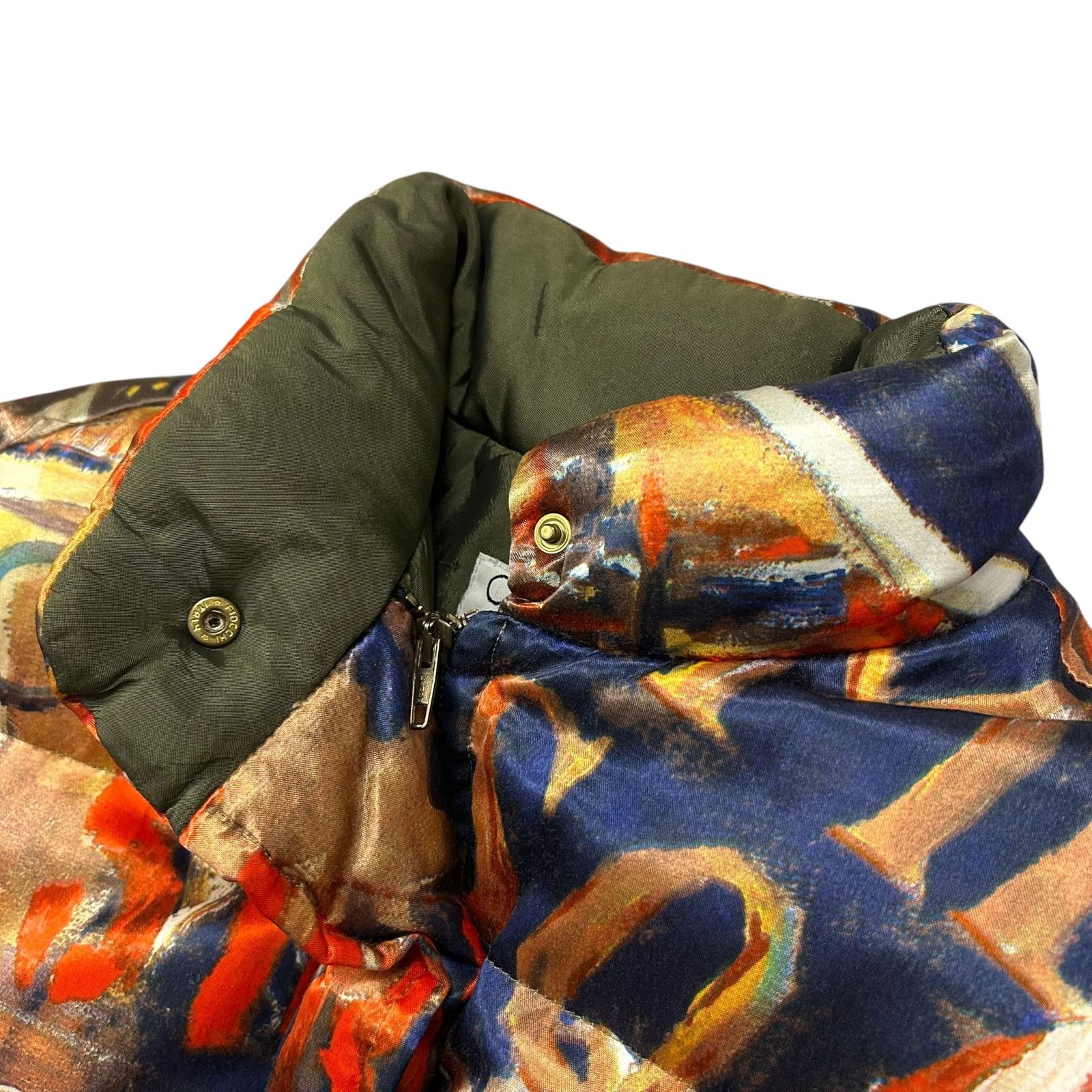 Iceberg VTG 90s CENTO CENTO ICEBERG PUFFER BOMBER JACKET ART SIZE 42 Size M / US 6-8 / IT 42-44 - 8 Thumbnail