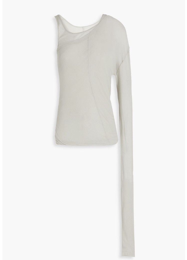 image of Rick Owens Edfu Ziggy Banana Tank Top Shirt Sleeve in Grey, Men's (Size Medium)