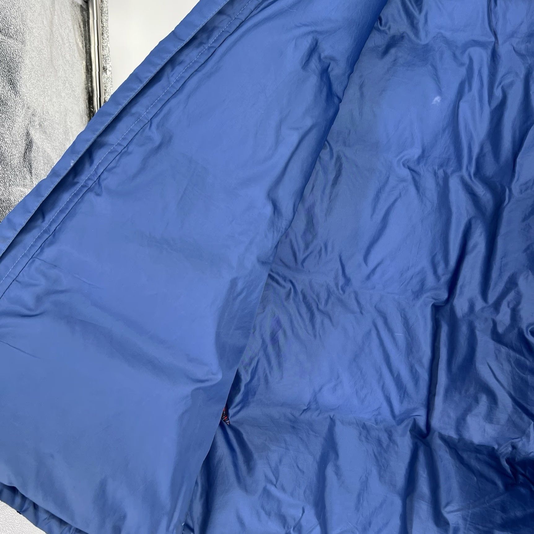 Vintage LL Bean Jacket Mens Small Blue Puffer Goose Down Insulated Zip Outdoor Regular Stand-Up Collar Pockets Full Zip 0 VC64 Size US S / EU 44-46 / 1 - 6 Thumbnail