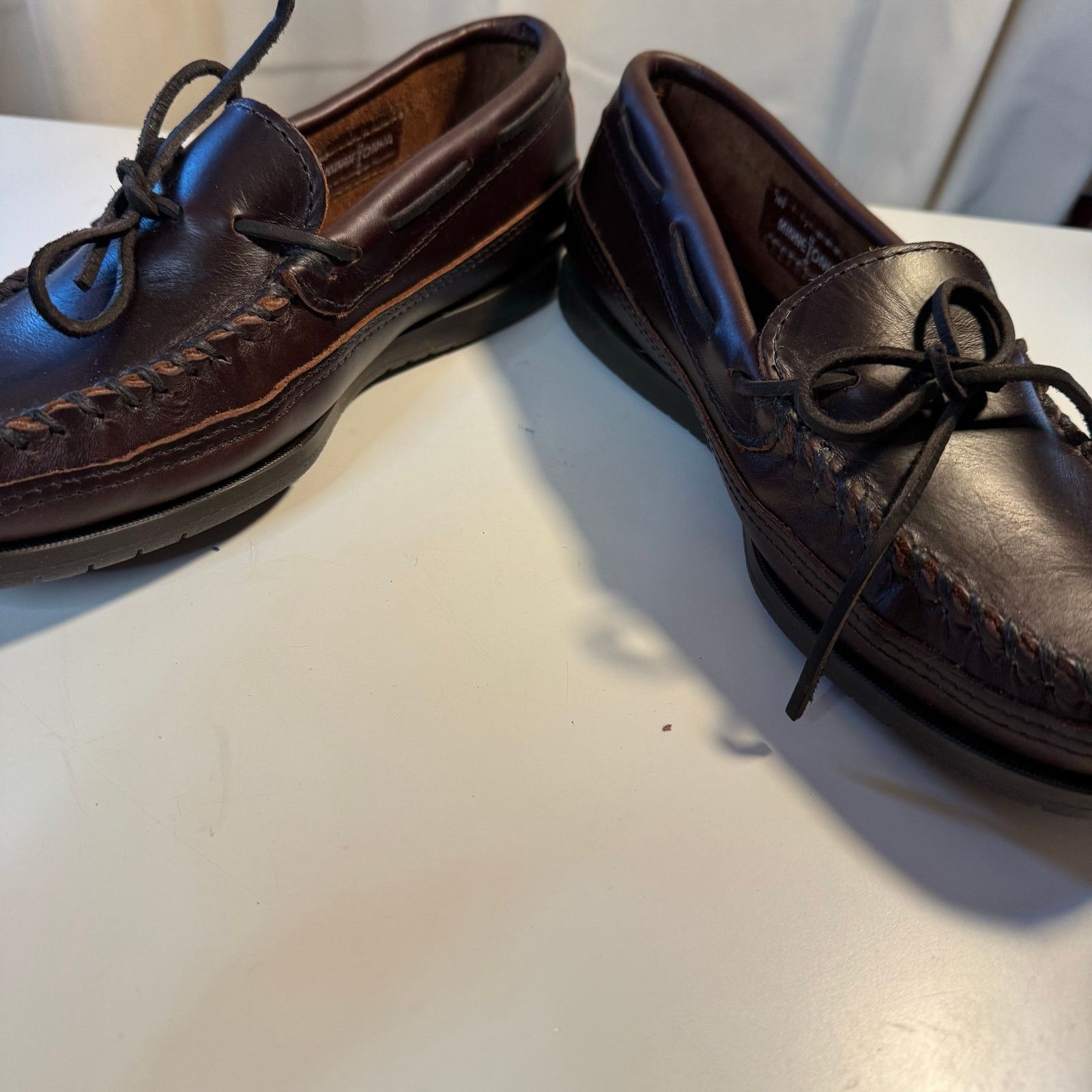 Minnetonka Minnetonka Moccasins Lariat Leather Essential Hardsole Moc 7 Size US 7 / EU 40 - 3 Thumbnail