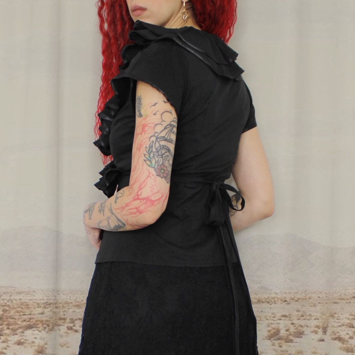 Other 🖤BLACK WRAP BLOUSE🖤 Size M / US 6-8 / IT 42-44 - 3 Thumbnail