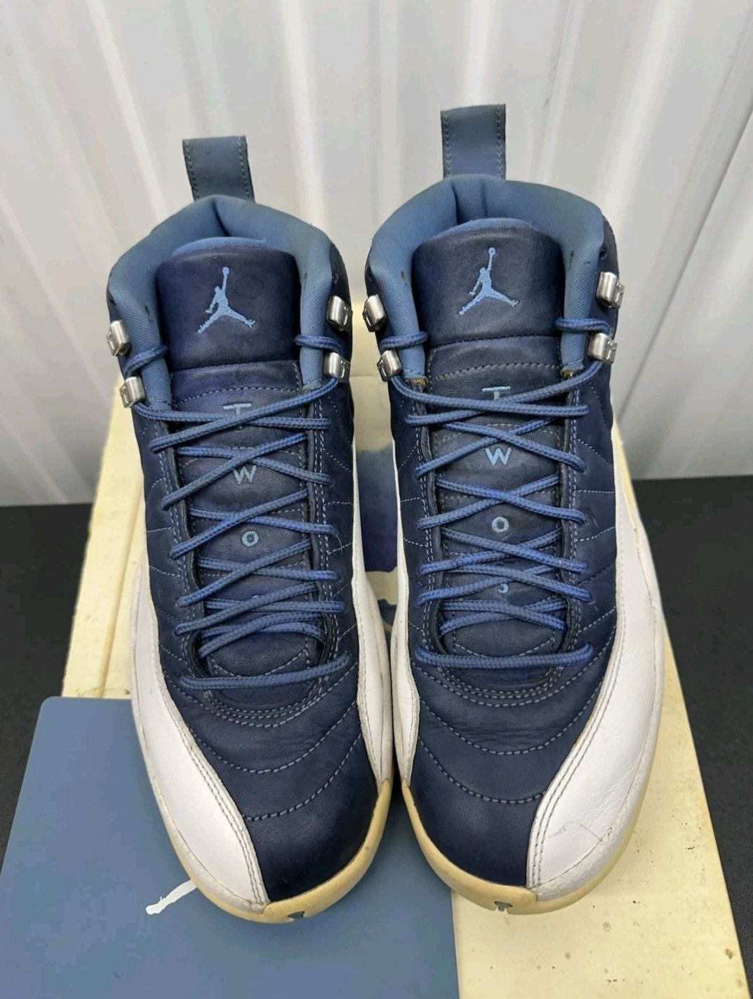 Jordan Brand Nike Air Jordan Retro 12 Indigo 130690404 Size 9 Men Size US 9 / EU 42 - 2 Thumbnail