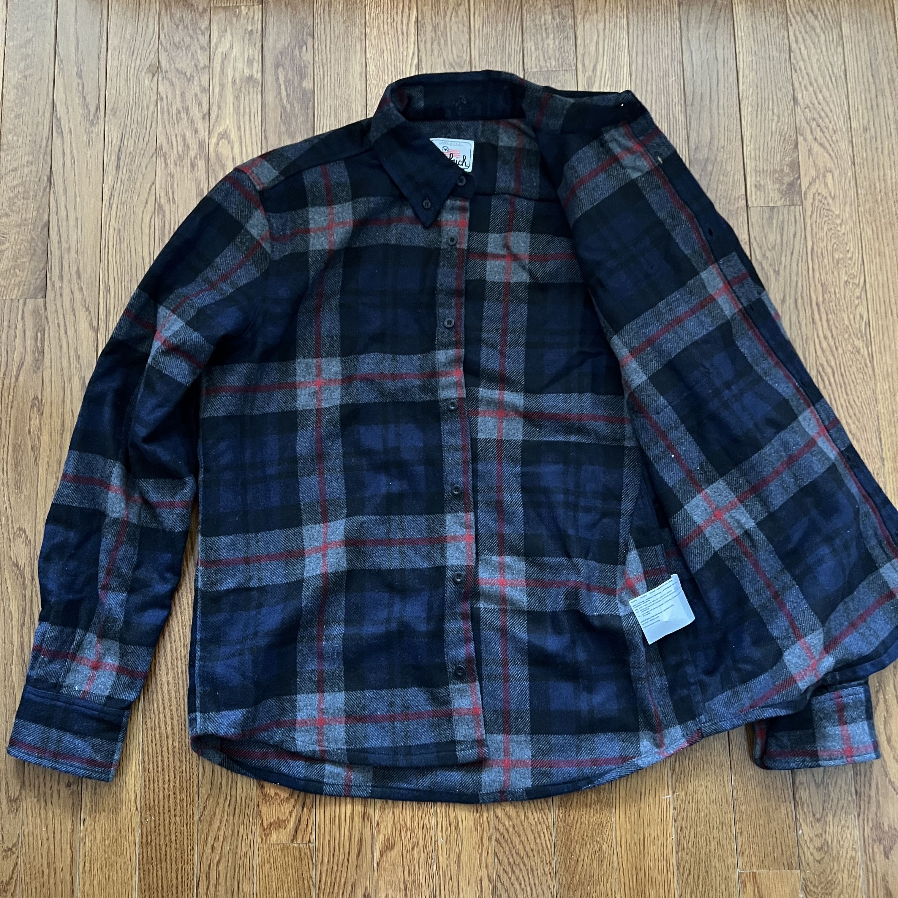 Woolrich Woolen Mills Woolrich Blue Plaid Flannel Shirt Size US S / EU 44-46 / 1 - 5 Thumbnail