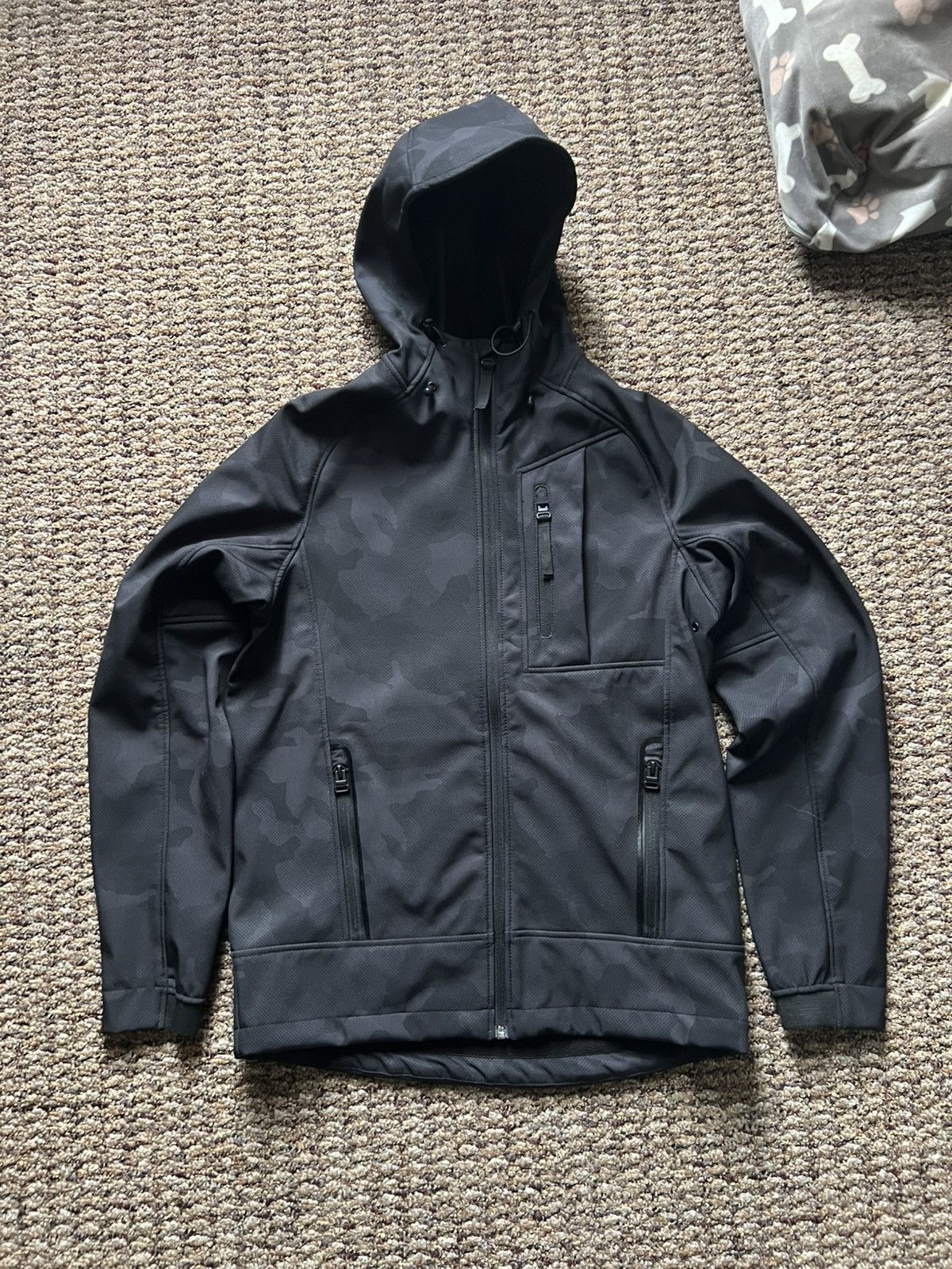 H&M Black Camo Jacket Size US XS / EU 42 / 0 - 1 Thumbnail