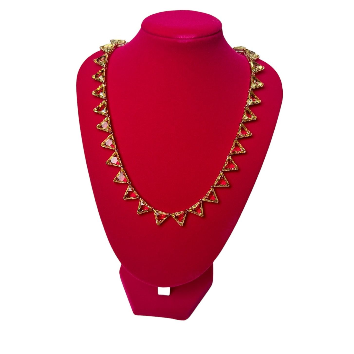 Swarovski Swarovski Ortyx necklace Triangle cut, Yellow, Size ONE SIZE - 7 Thumbnail