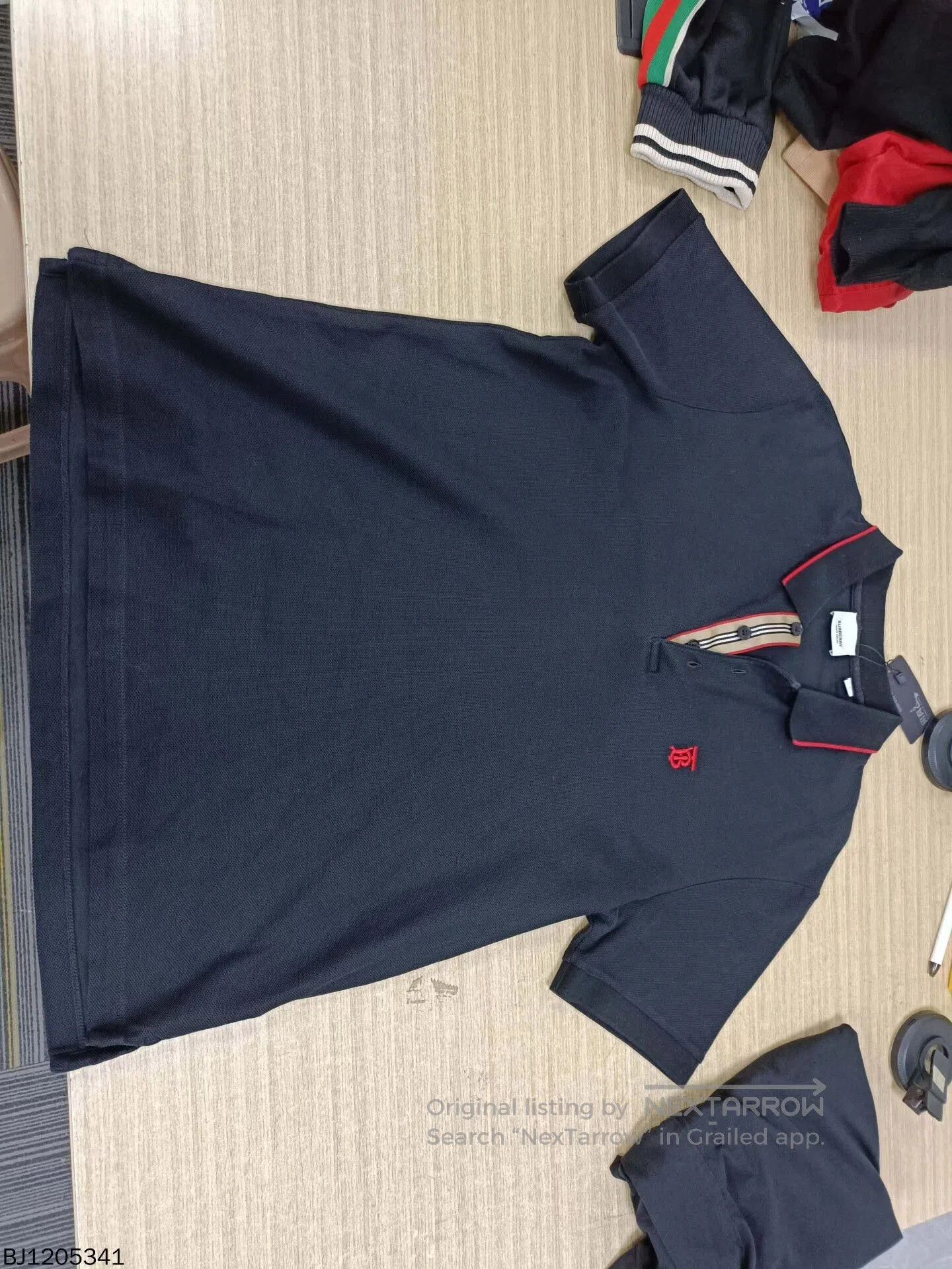 Burberry burberry short-sleeve embroidered polo shirt. Size US M / EU 48-50 / 2 - 1 Thumbnail